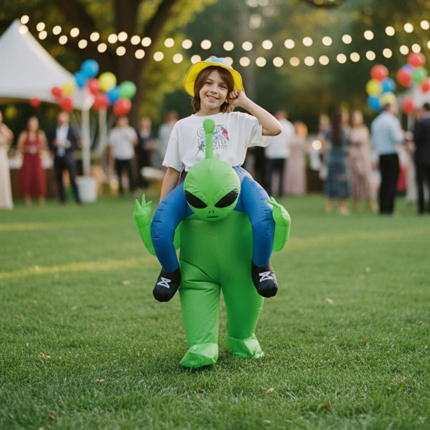 Costume gonflable Extra-Terrestre pour Enfants