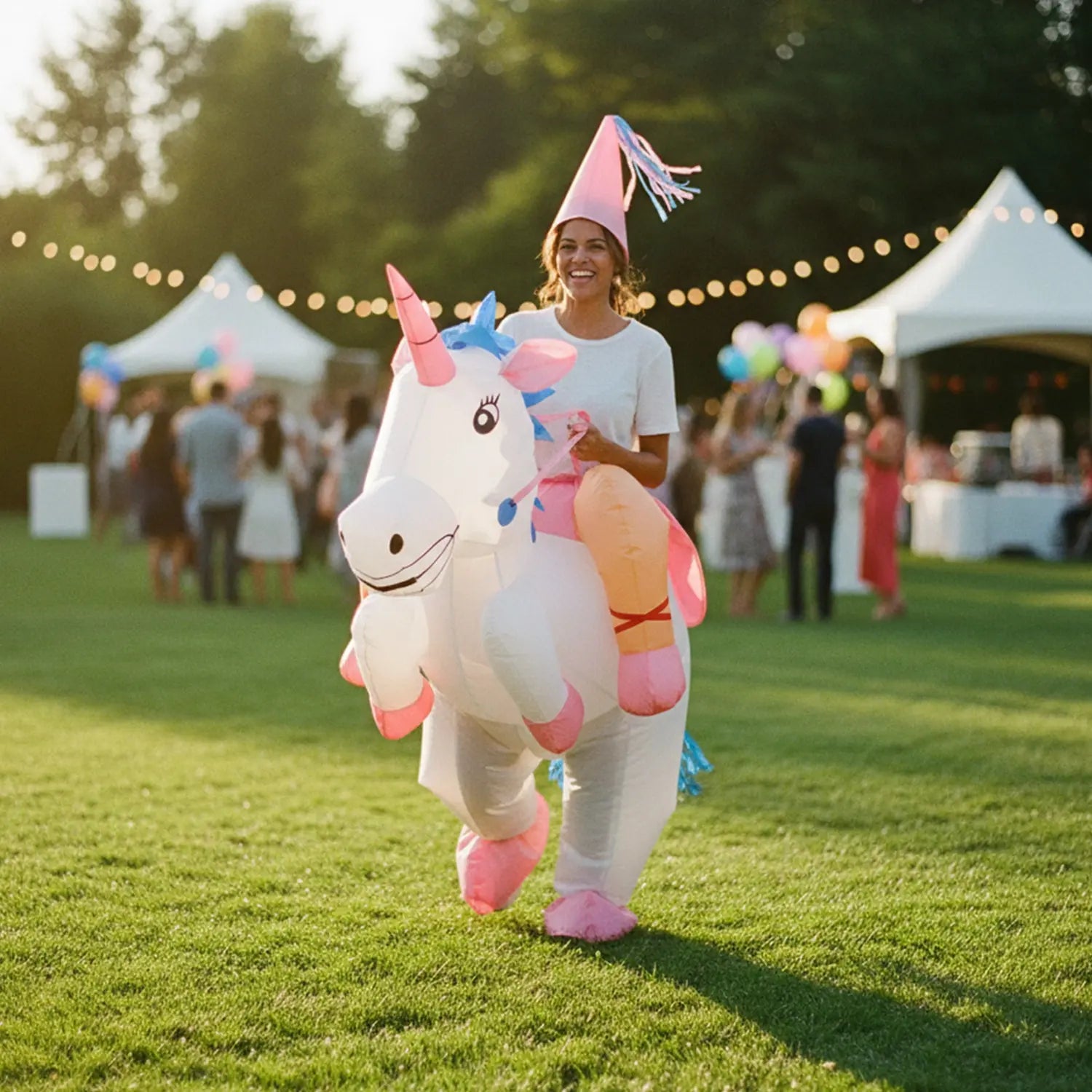 Costume gonflable Licorne