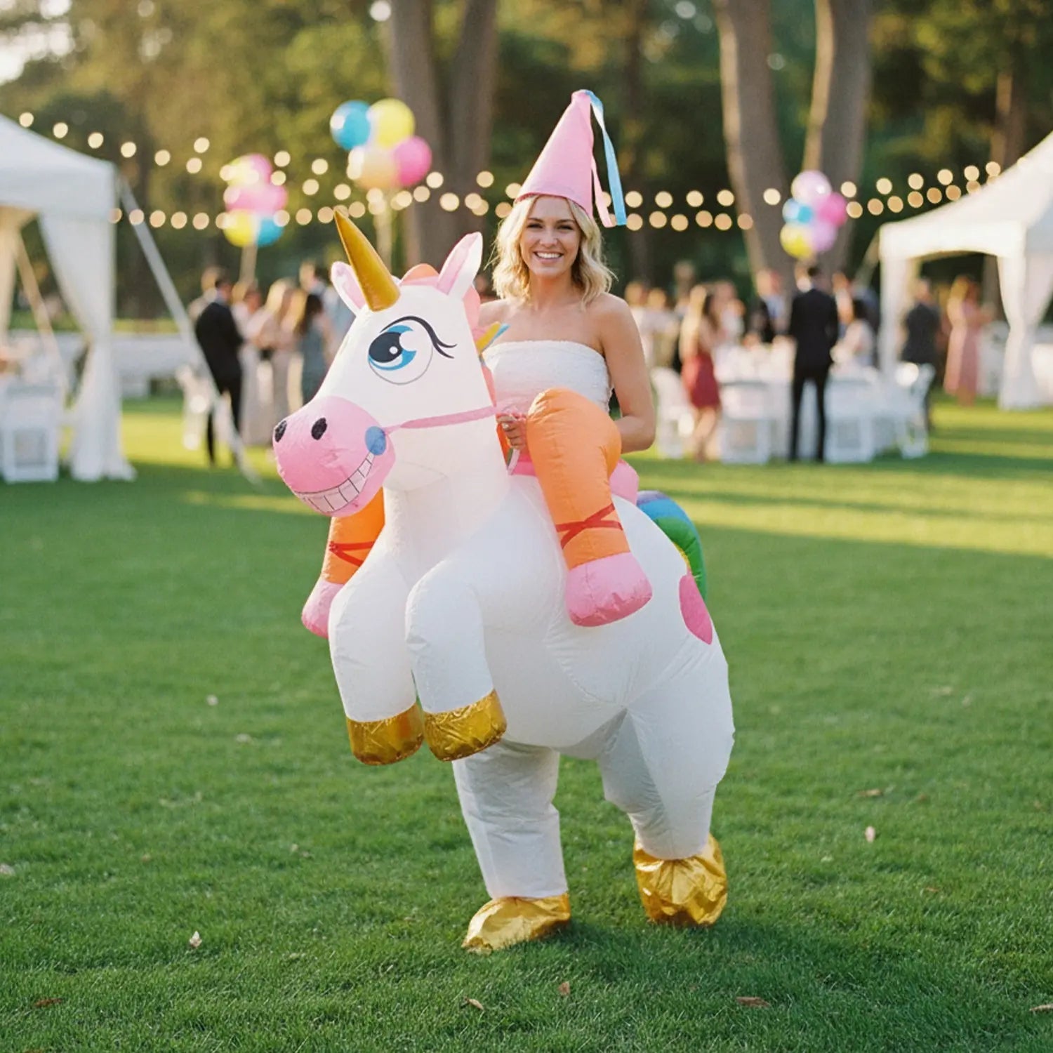 Costume gonflable Magic Unicorn