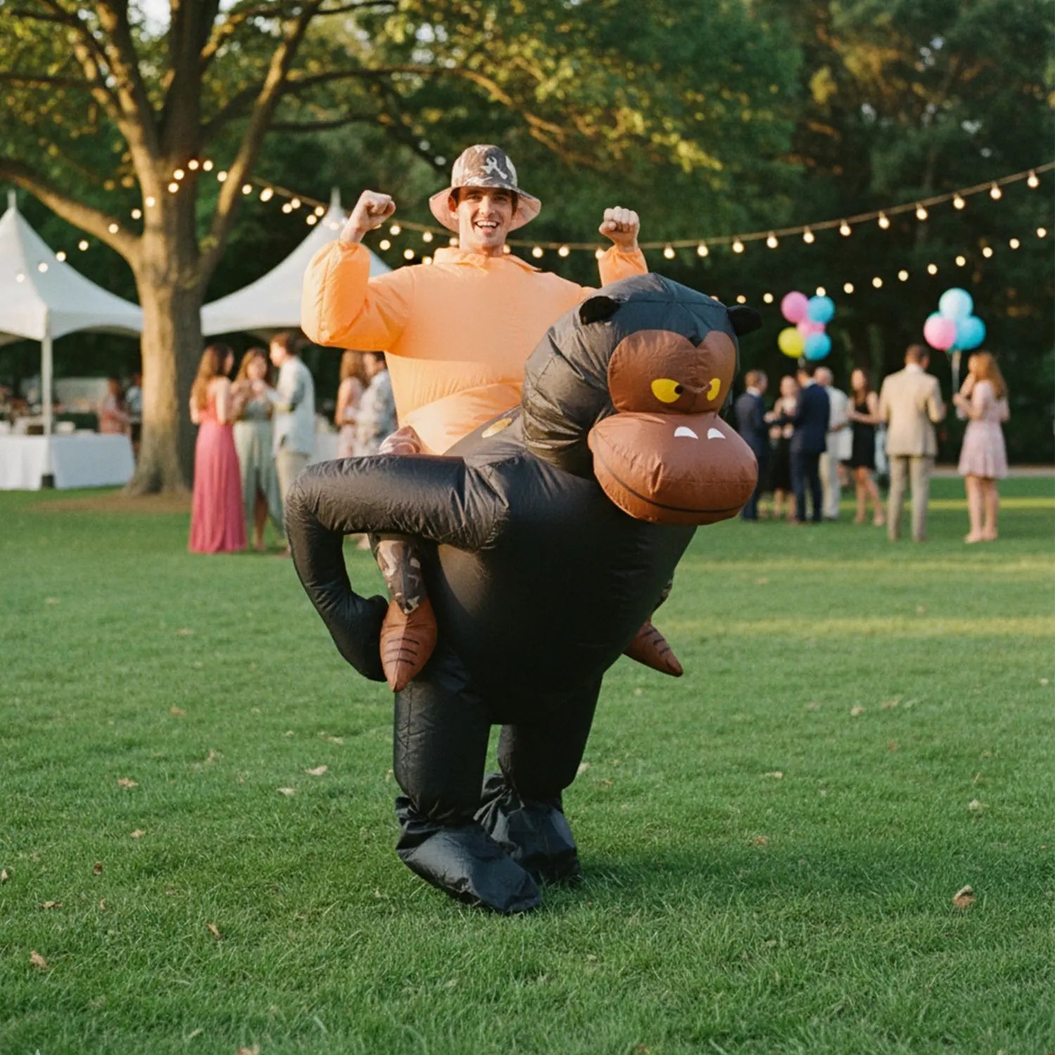 Costume gonflable Singe