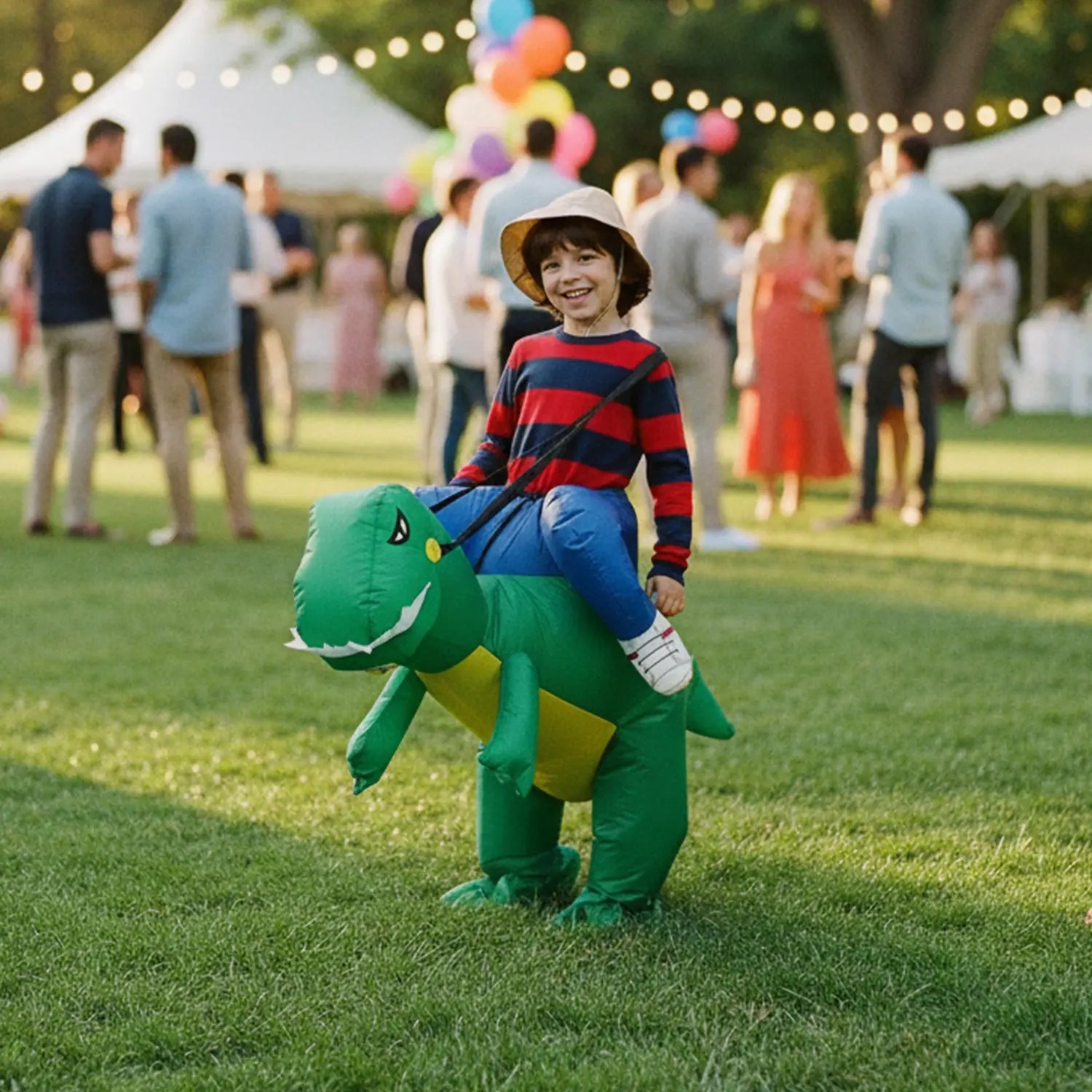 Costume gonflable Raptor pour Enfants