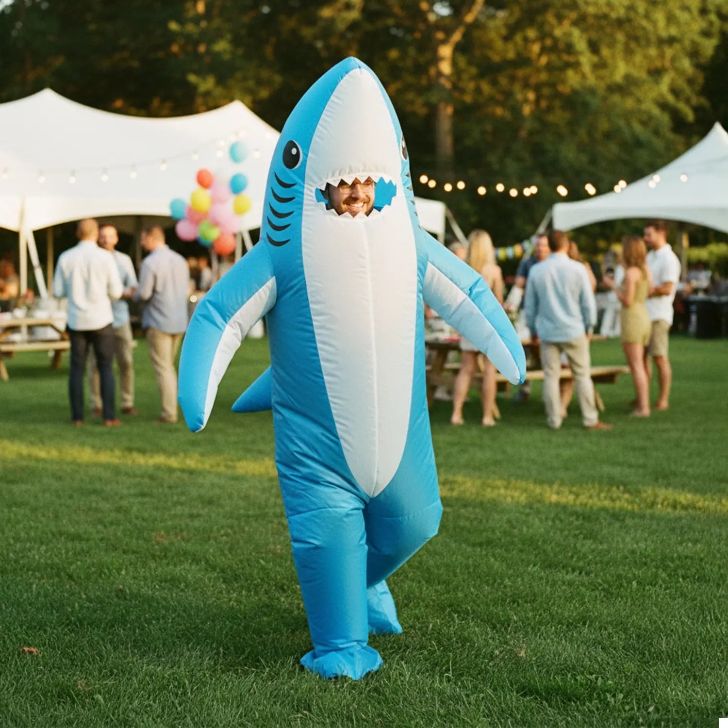 Costume gonflable Requin