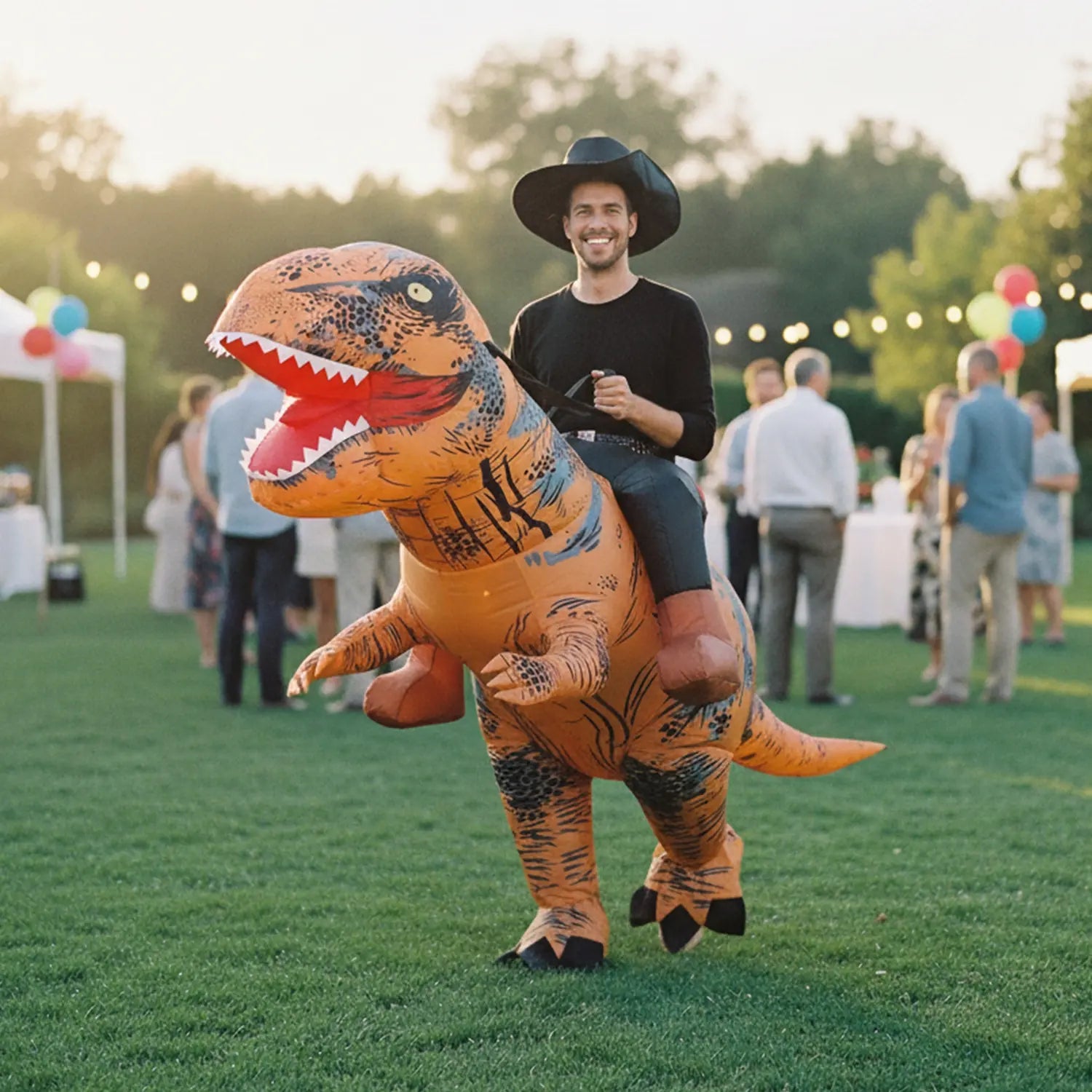 Costume gonflable T-Rex Small