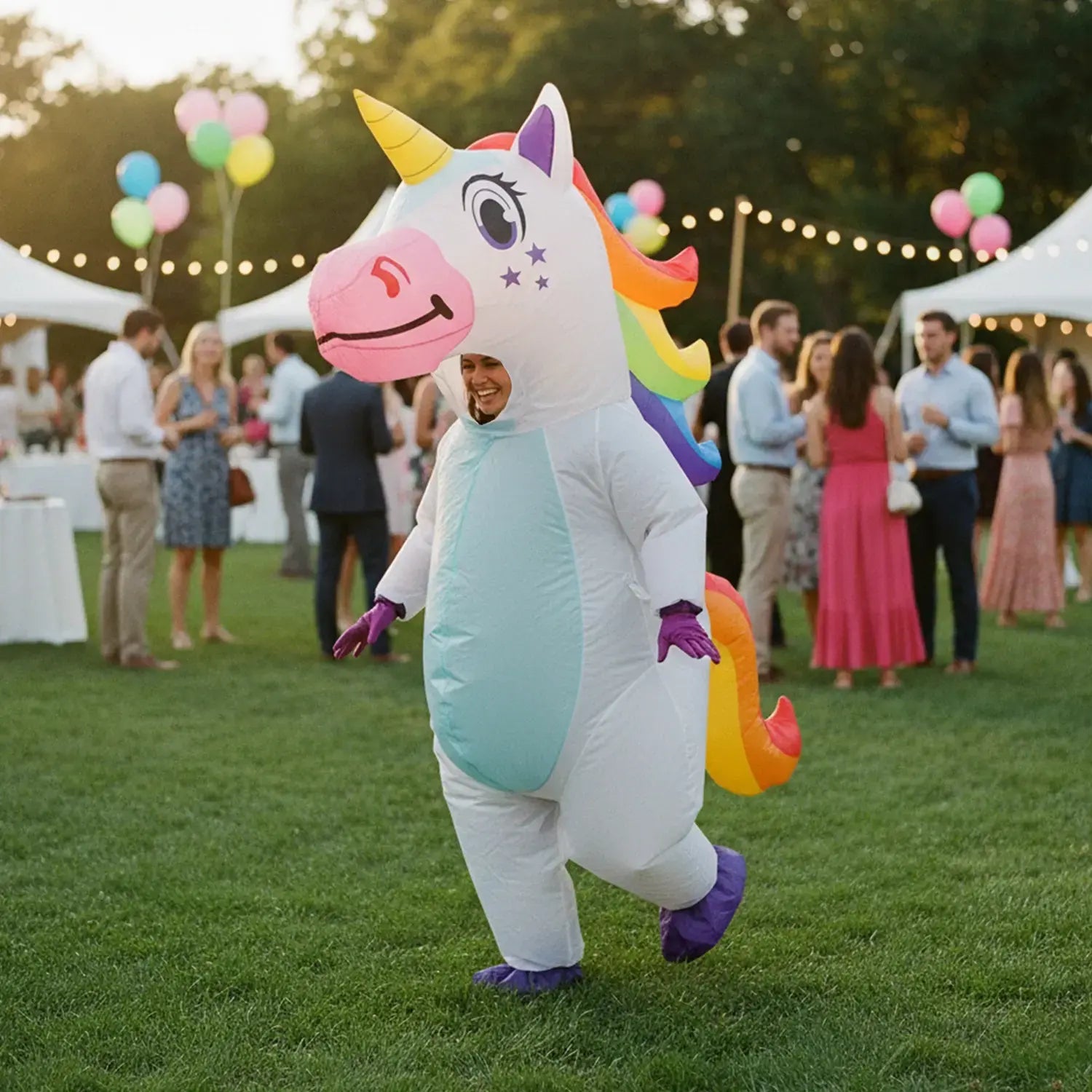 Costume gonflable Licorne XXL