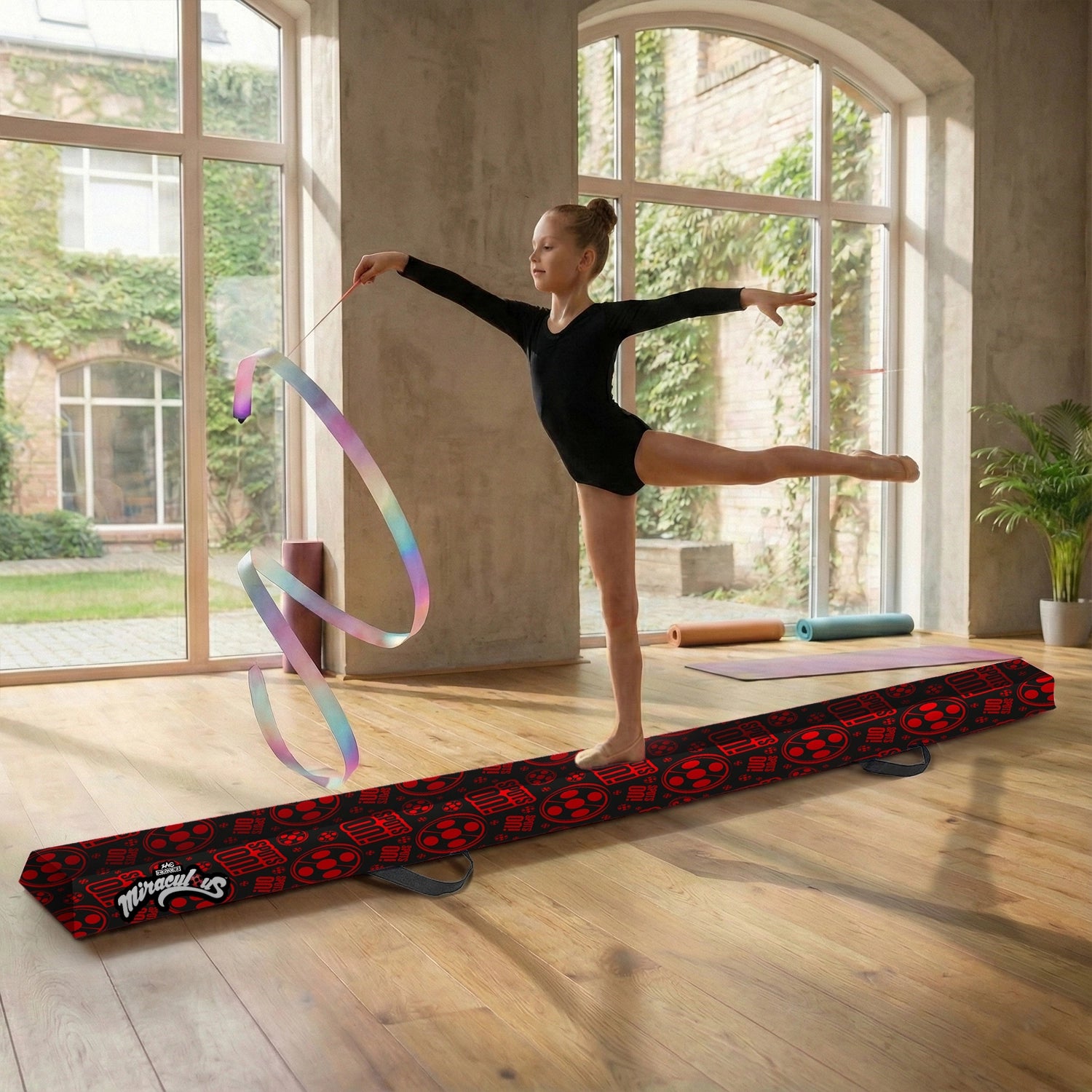 Poutre de Gymnastique Pliable pour Enfant Miraculous® – Spots On