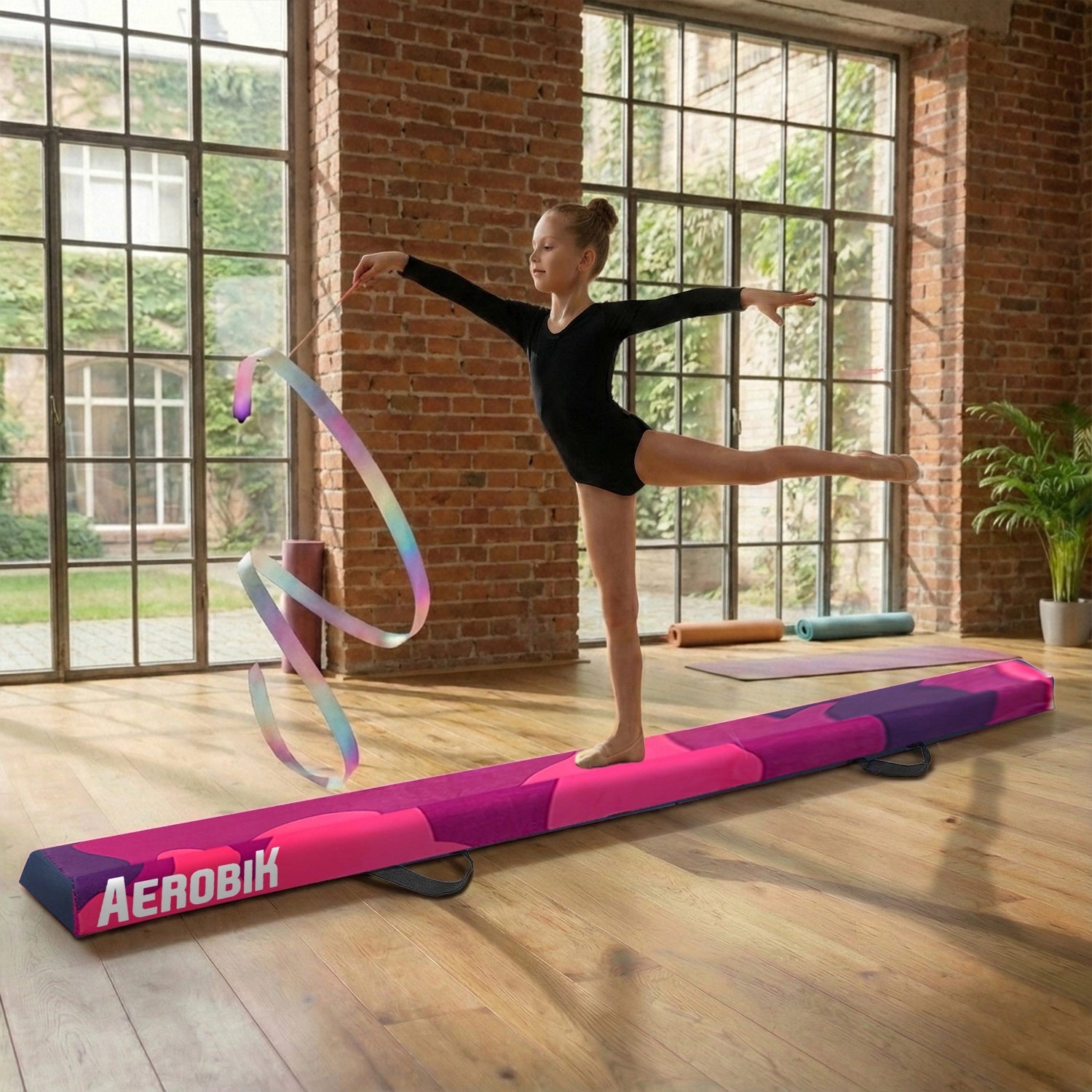 Poutre de Gymnastique Pliable pour Enfants Aerobik® – Mix