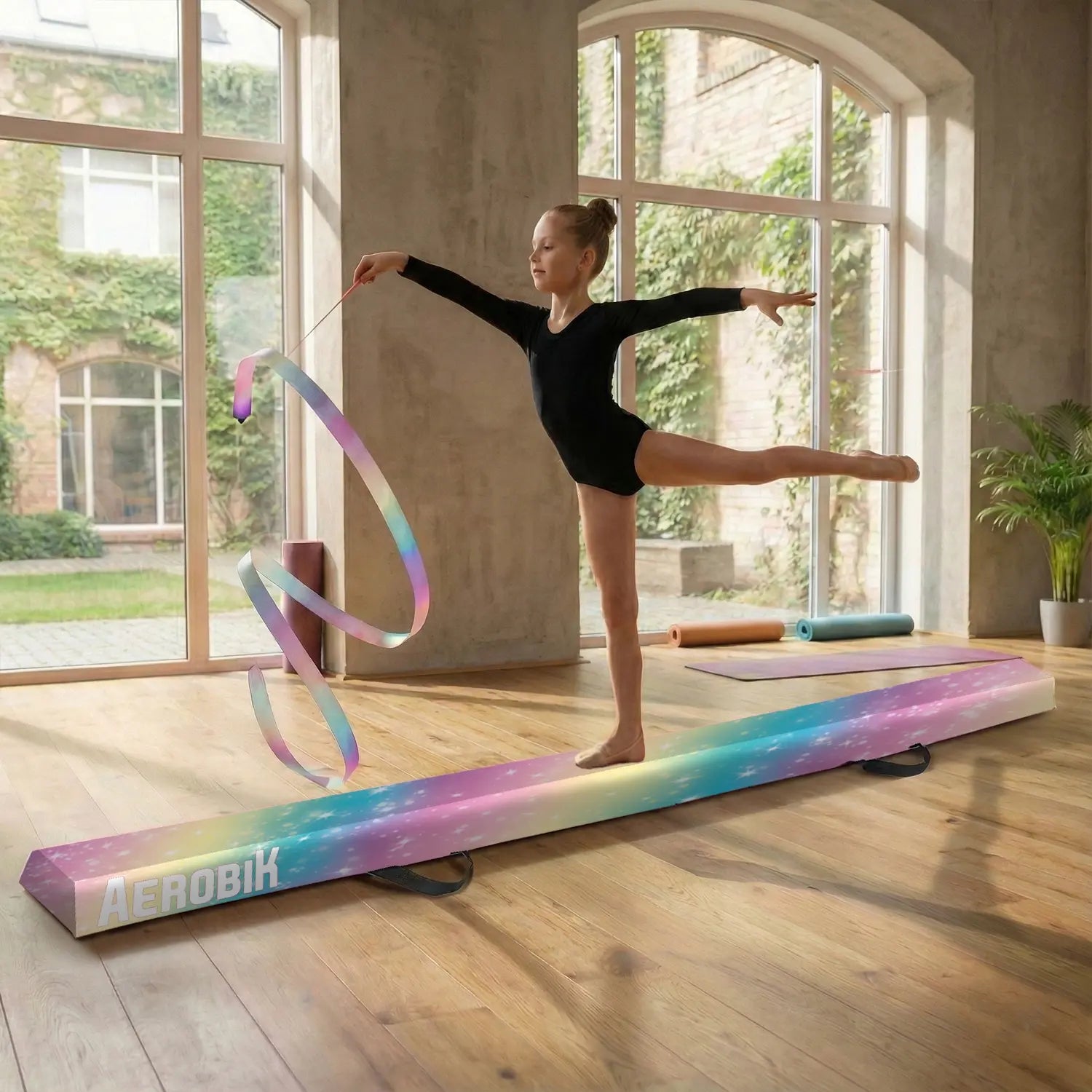 Poutre de Gymnastique Pliable pour Enfants Aerobik® – Licorne