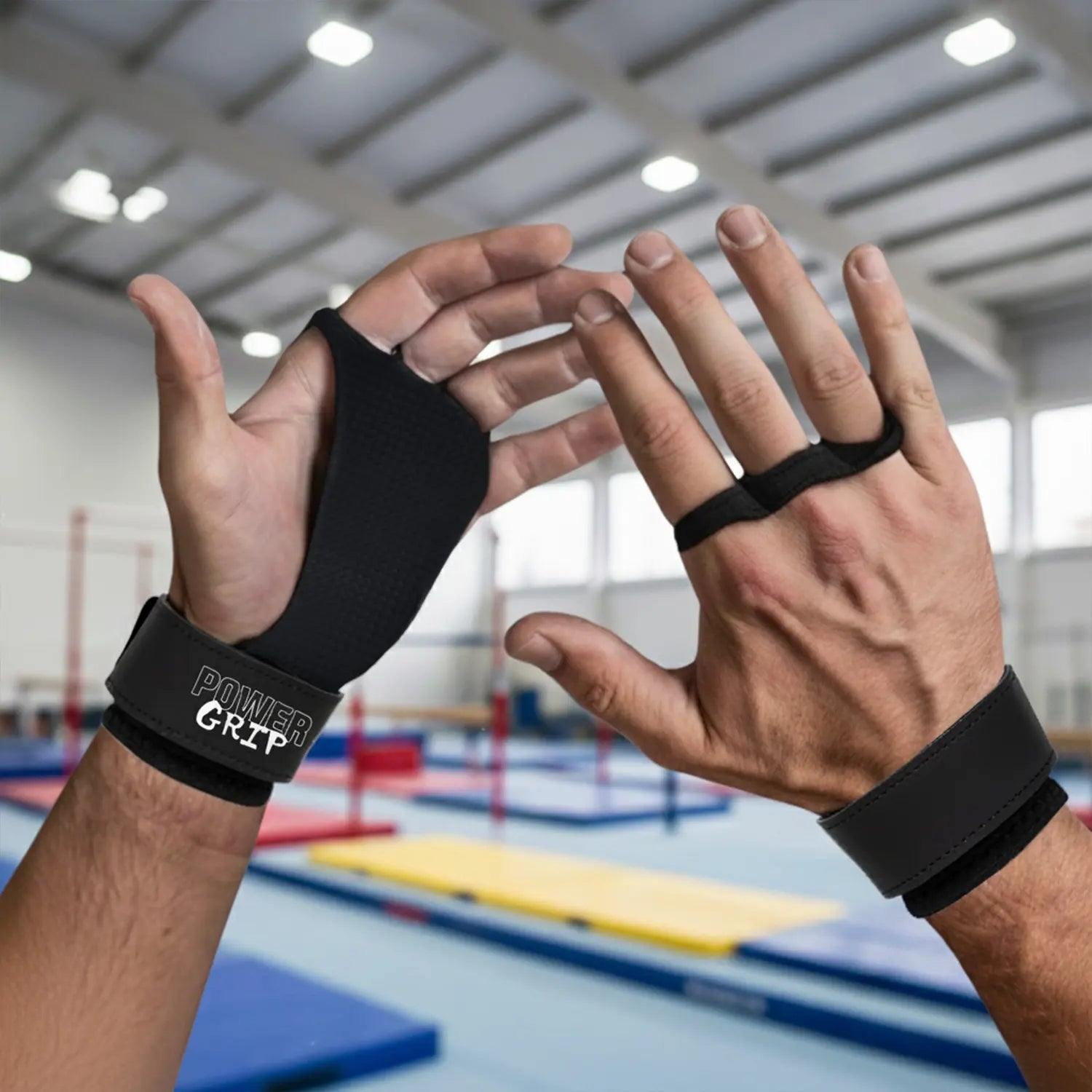 PowerGrip - Maniques Crossfit, Musculation, Gymnastique en Fibre de Carbone