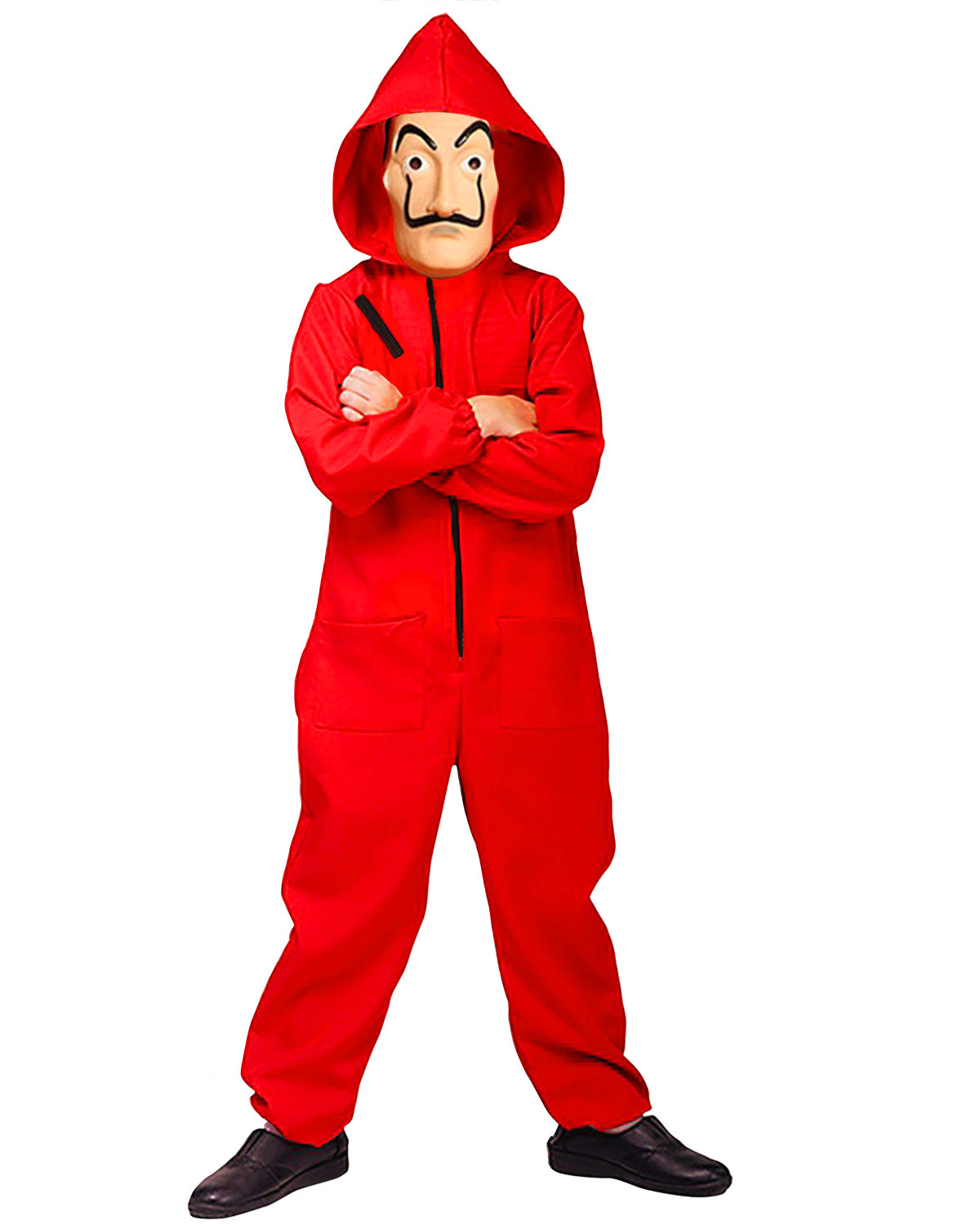 Masque La Casa de Papel et Costume de Braqueur Enfant