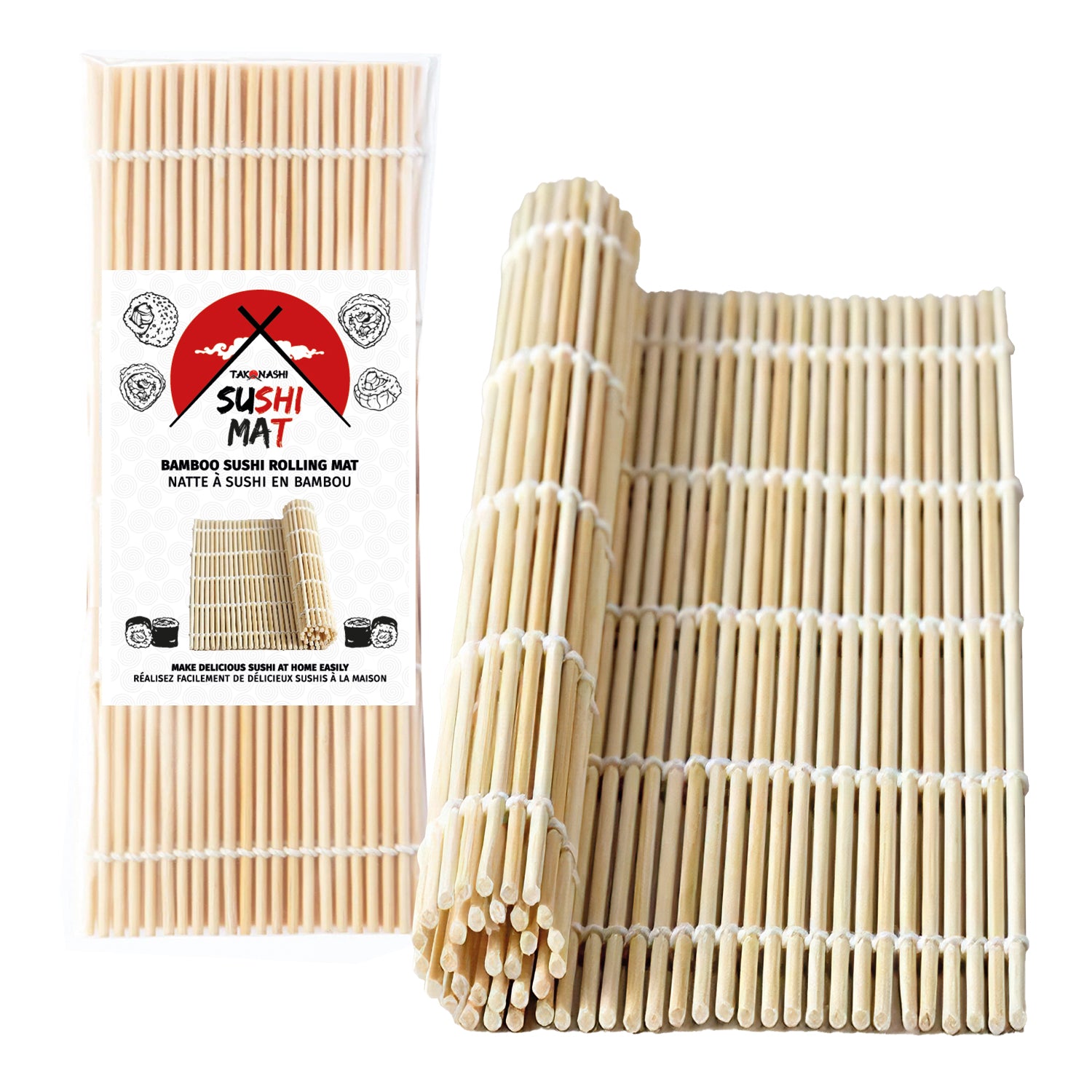 Natte en Bambou spéciale Makis