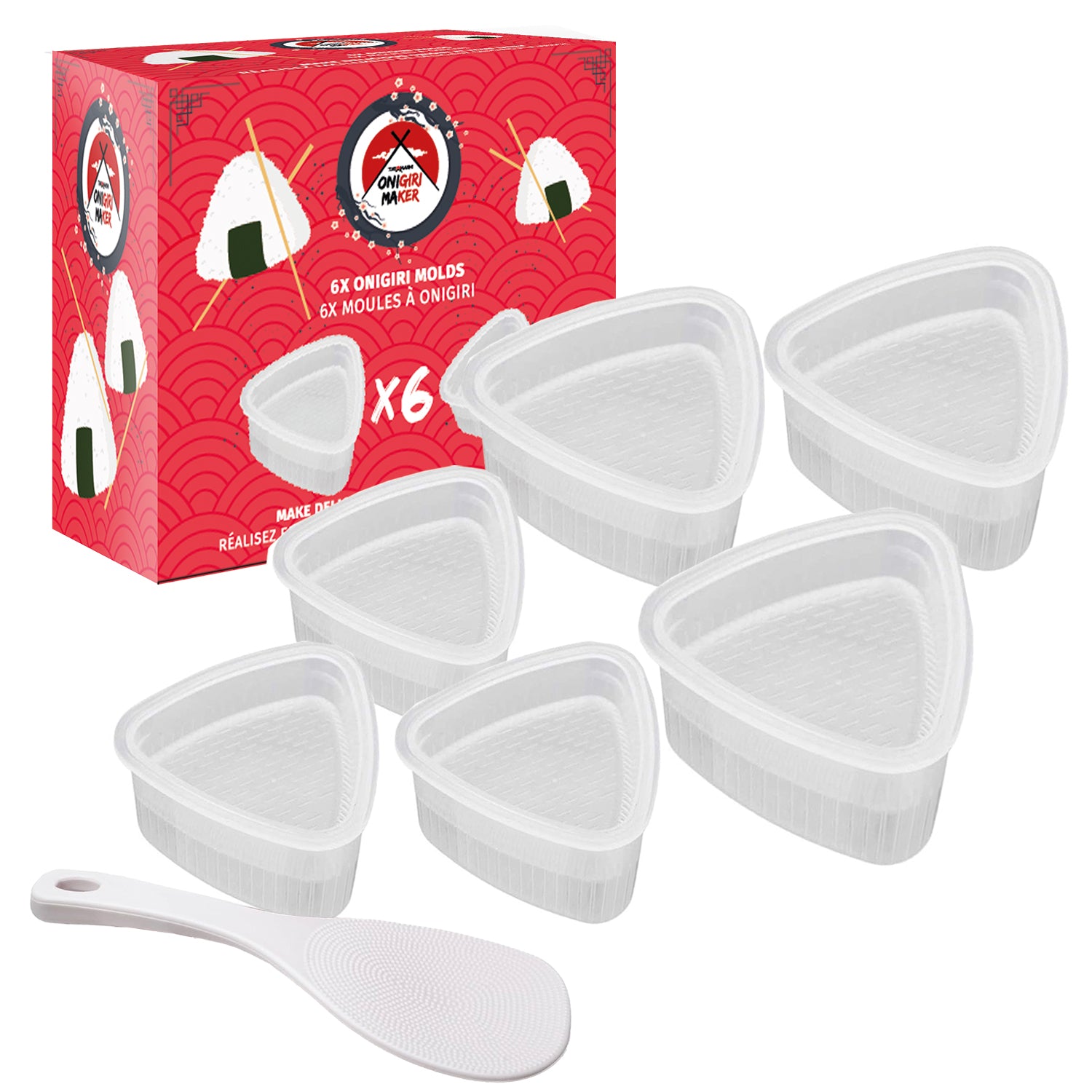 Moules à Onigiris x 6