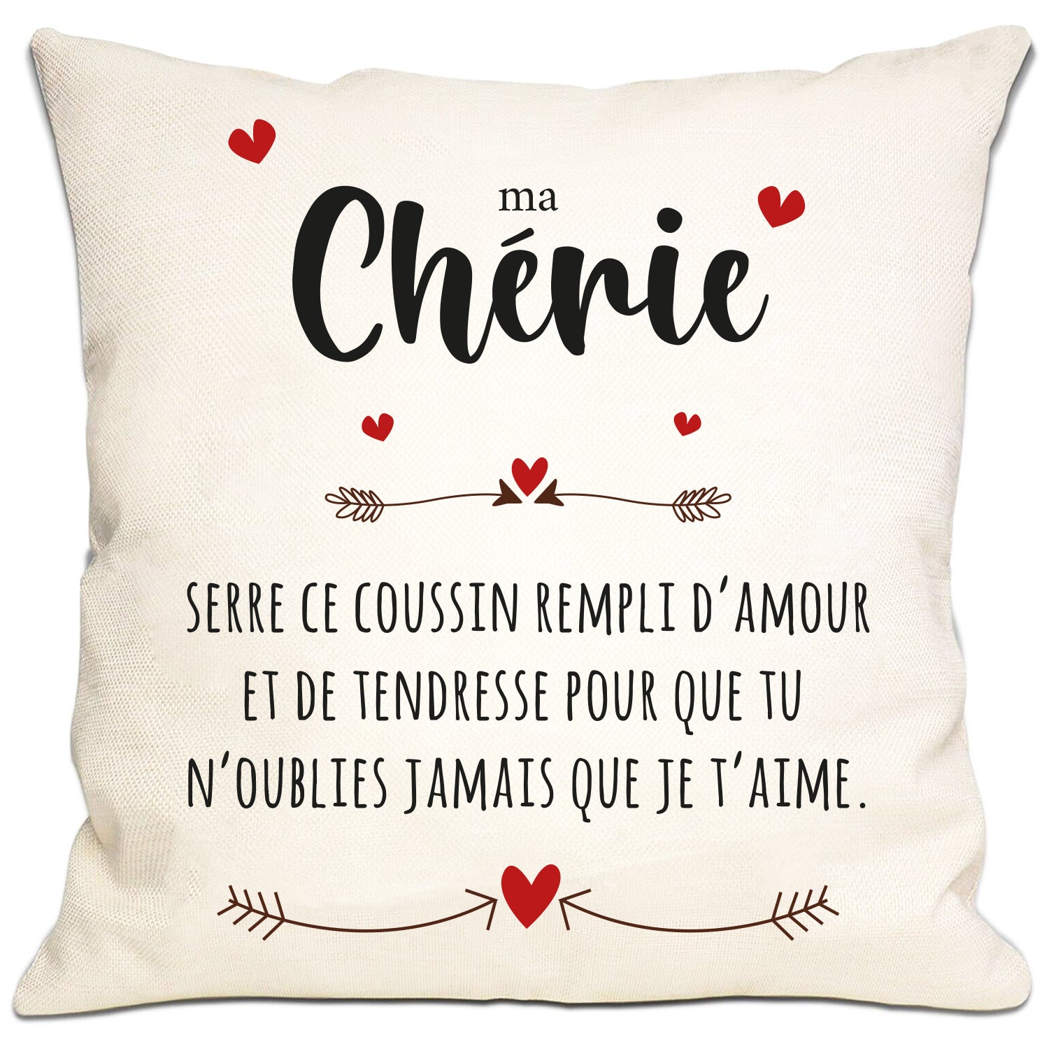 Hearthug - Housse de Coussin Chérie