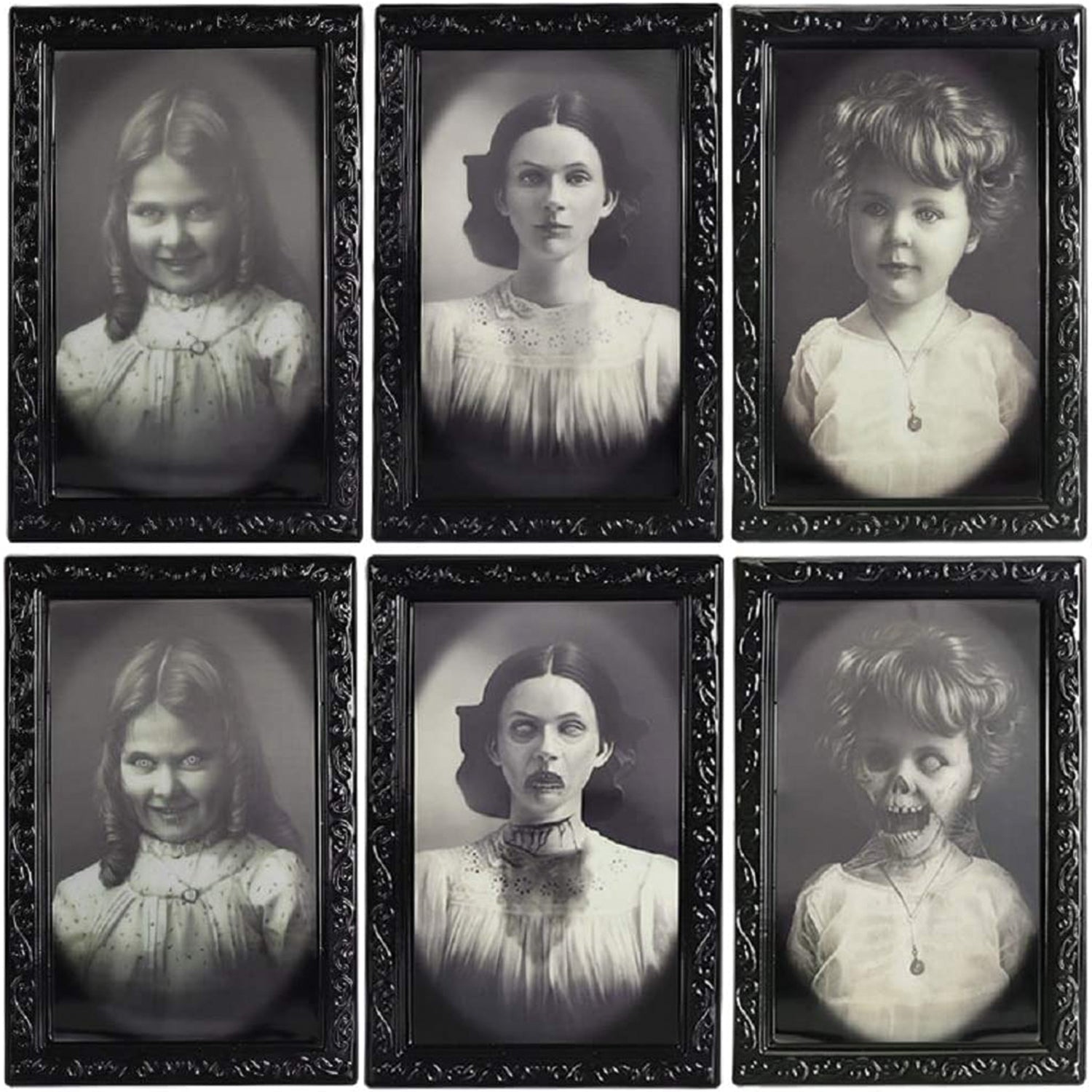 Lot de 3 Portraits Terrifiants