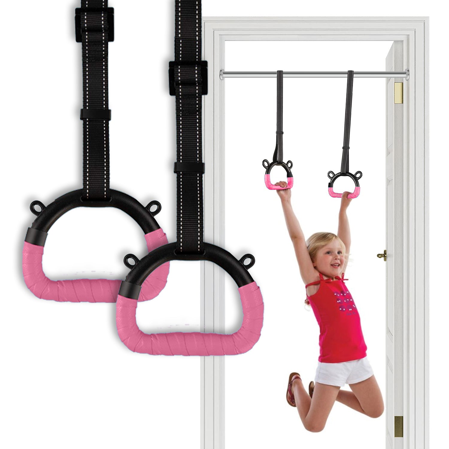 Anneaux de Gymnastique Enfant Rose