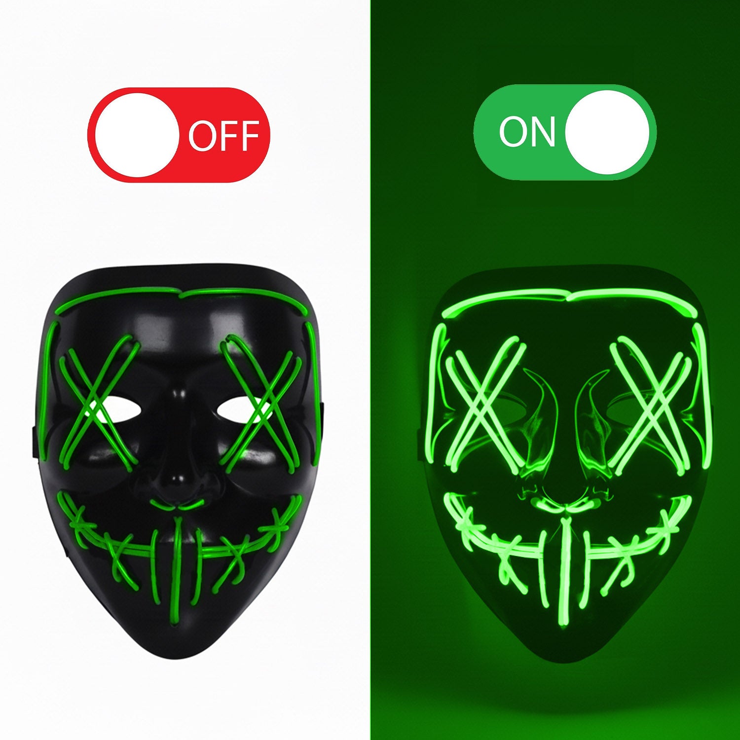 Led Mask Nightmare Green