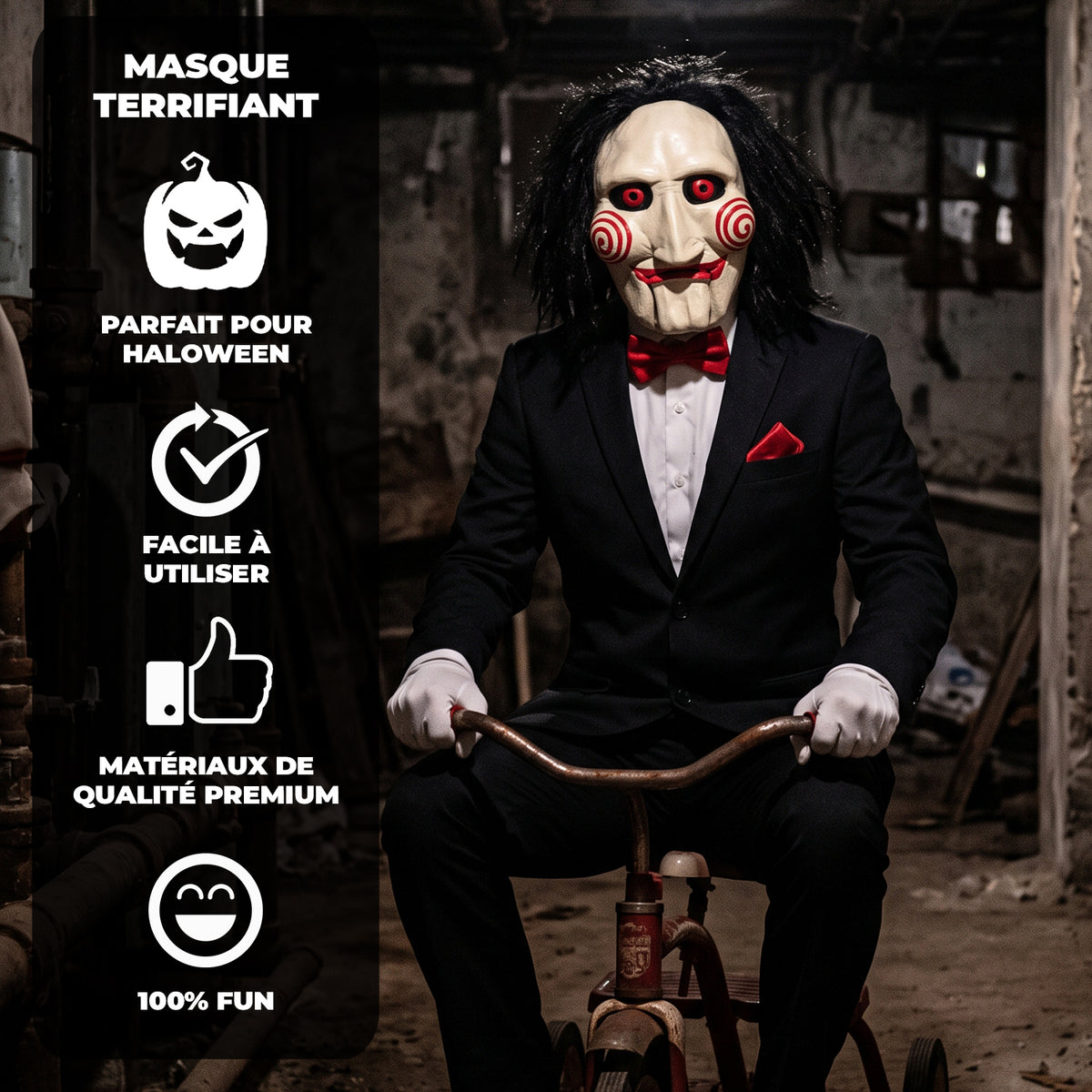 Halloween-Maske – Jigsaw