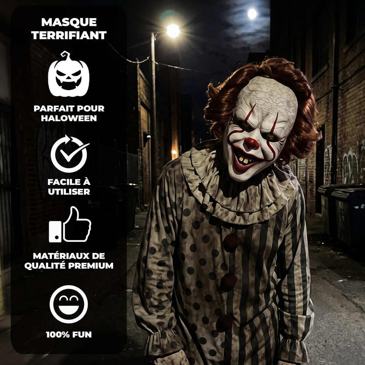 Halloween-Maske – Clown