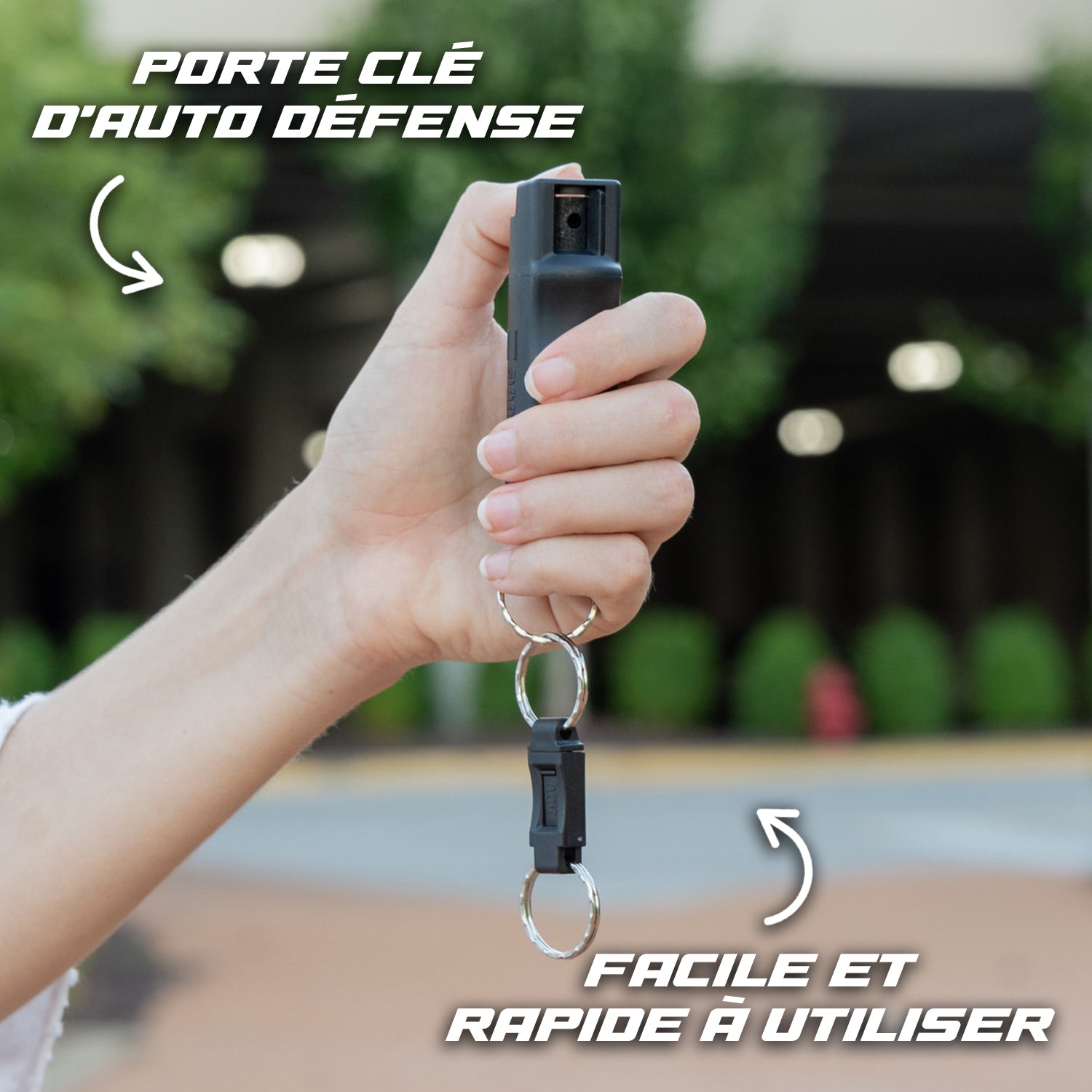Porte Clé d'Auto Défense