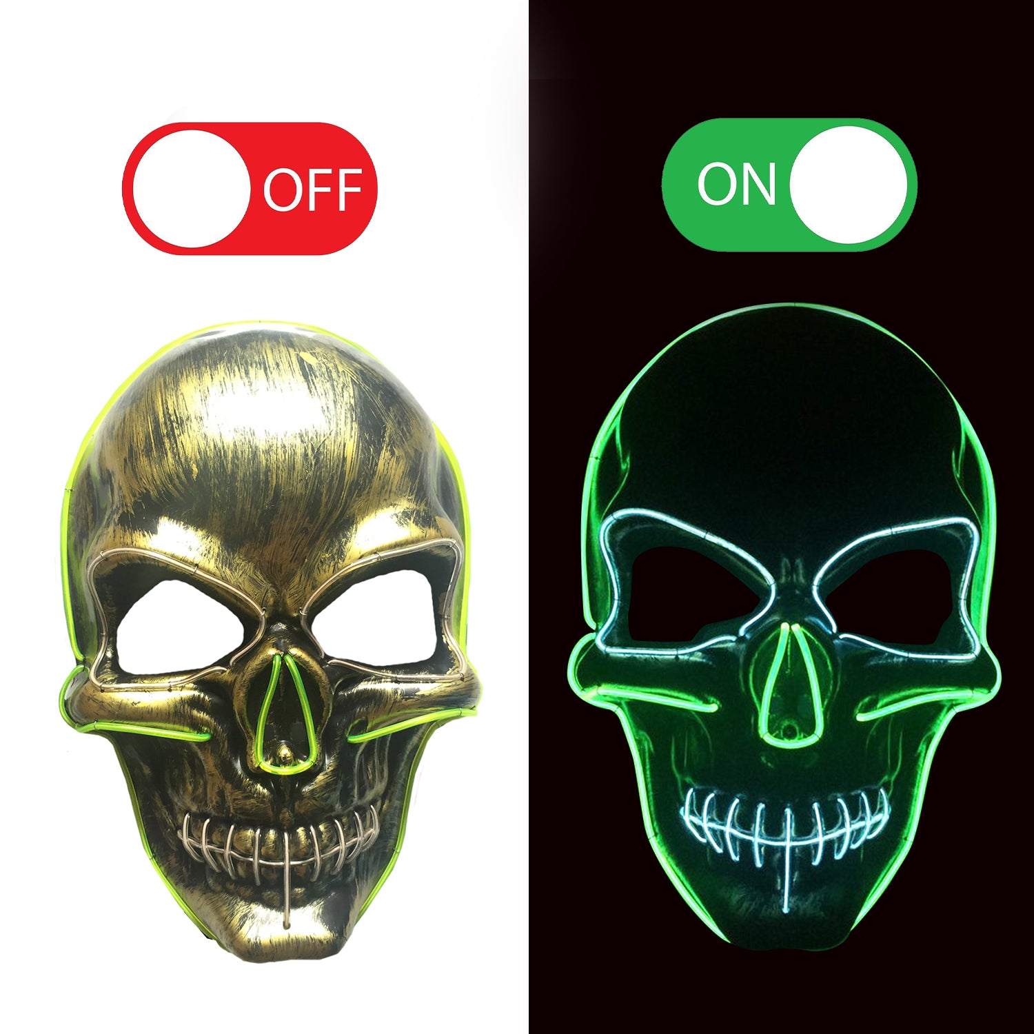 Led Mask Skull