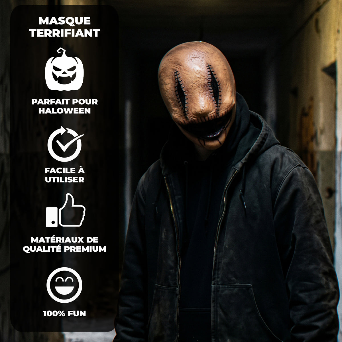Halloween-Maske – Lächeln