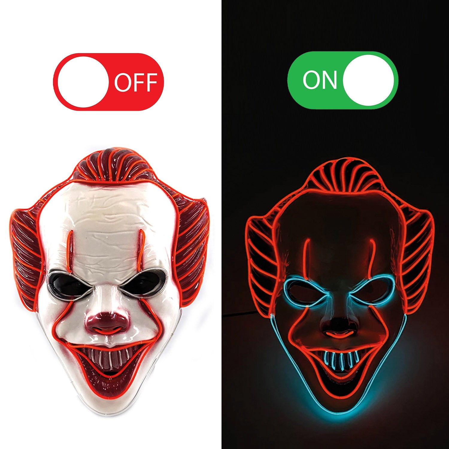 Led Mask Clown