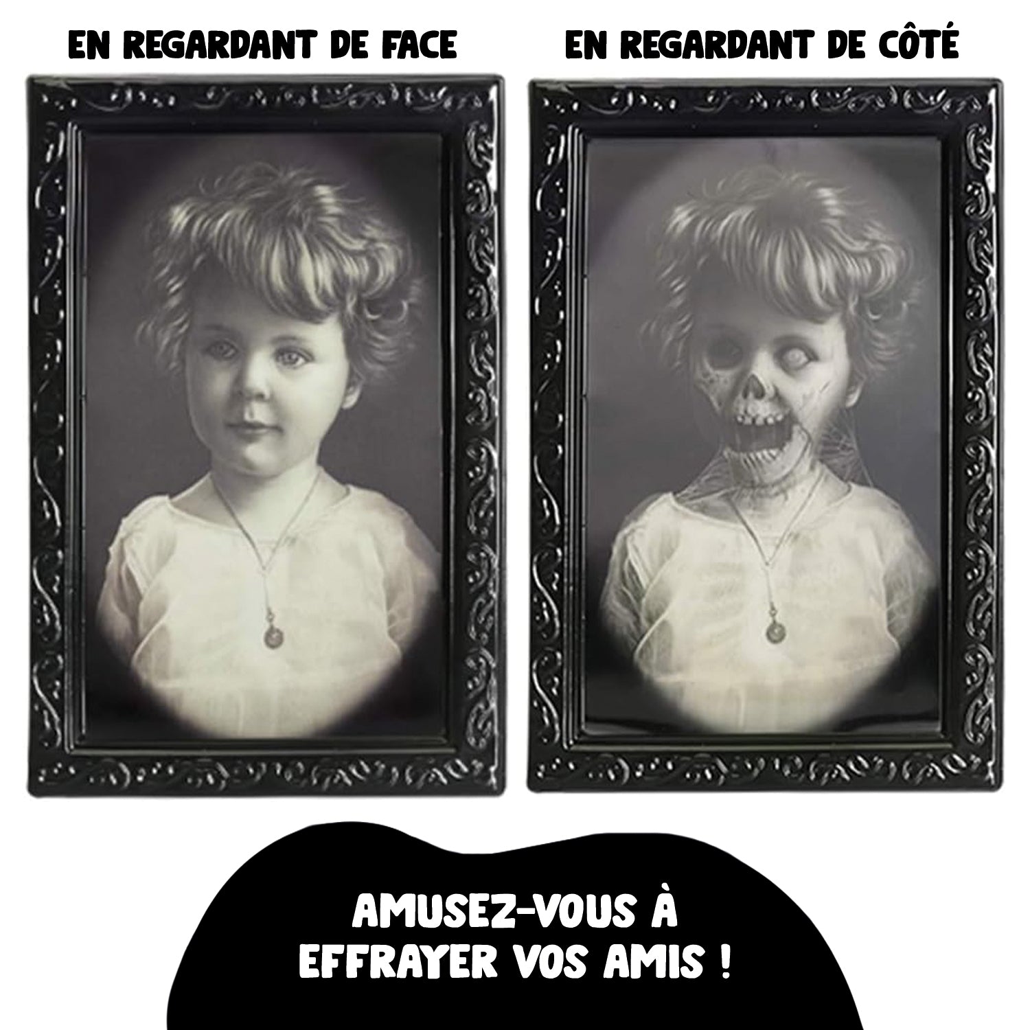 Lot de 3 Portraits Terrifiants