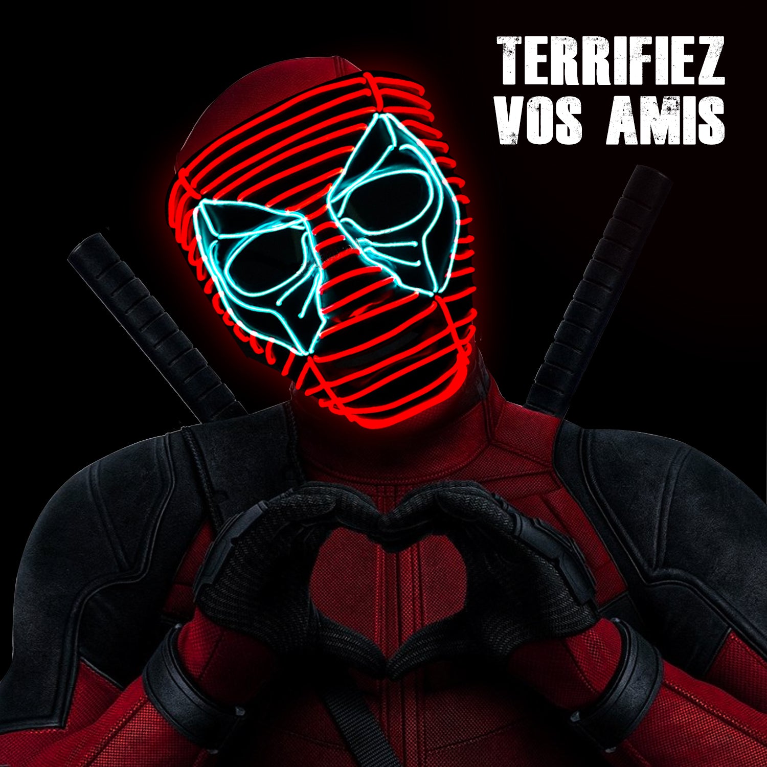 Led Mask Dead Pool