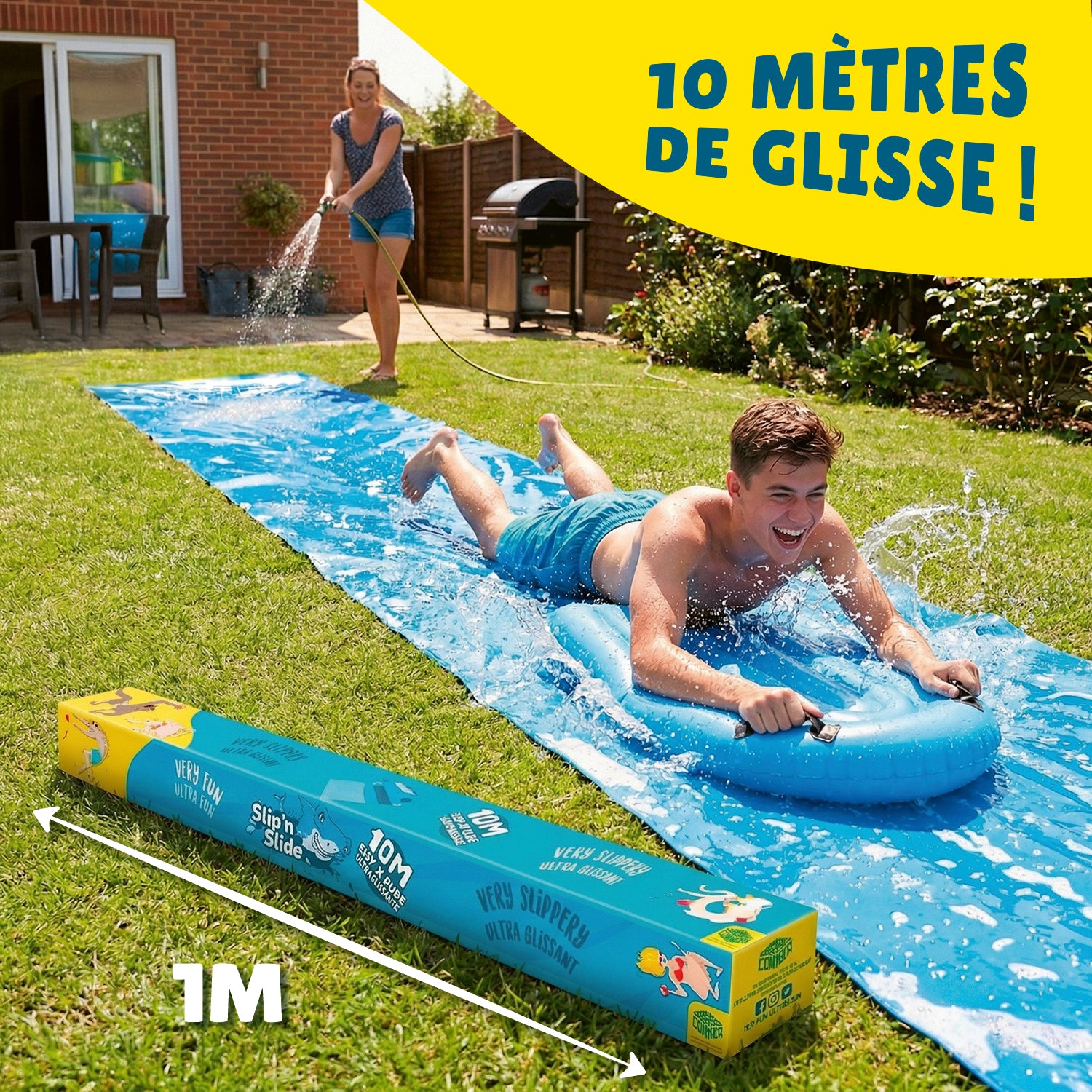 Ventriglisse 10 mètres + 2 Bodyboards – Glisse Boostée