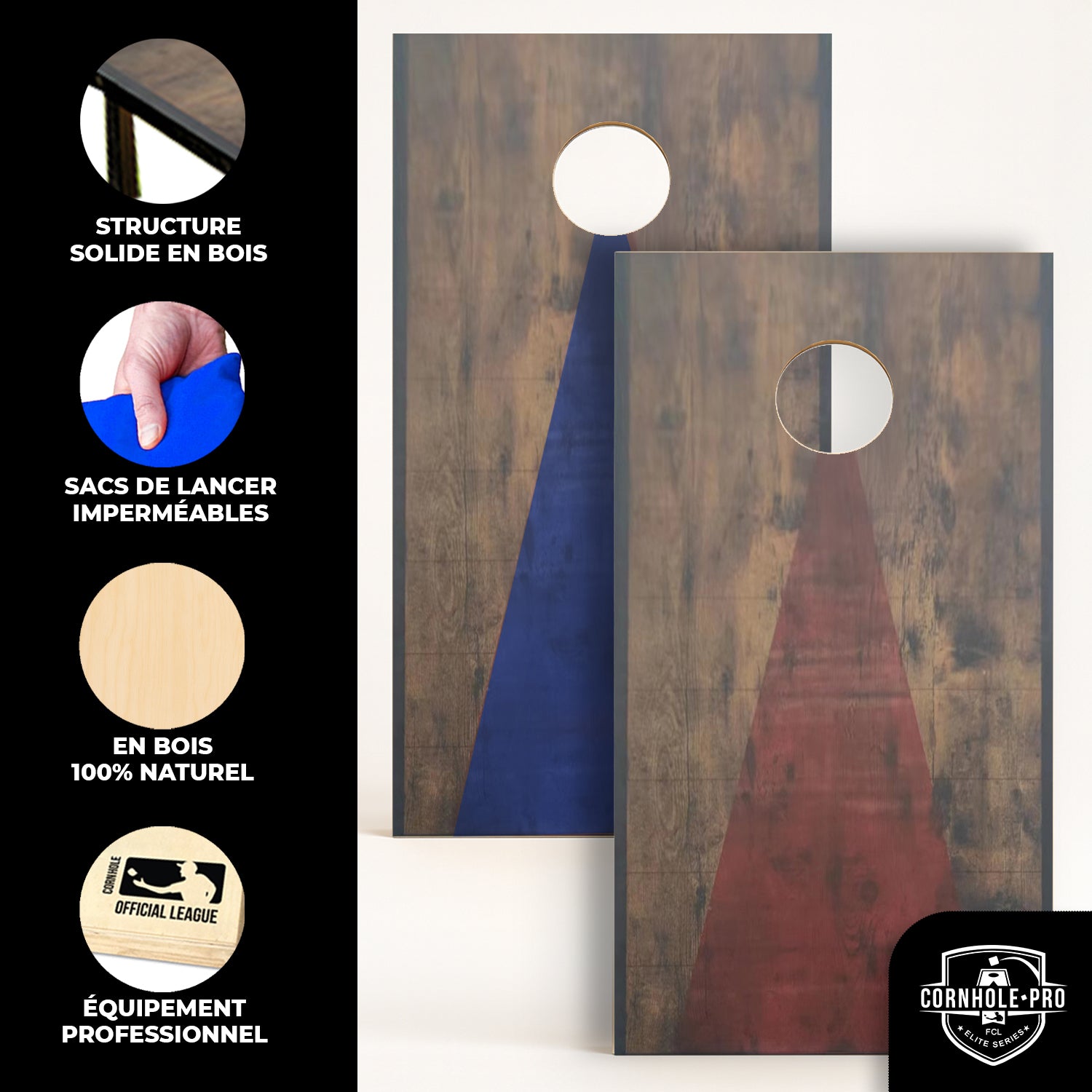 Cornhole en Bois – Old School