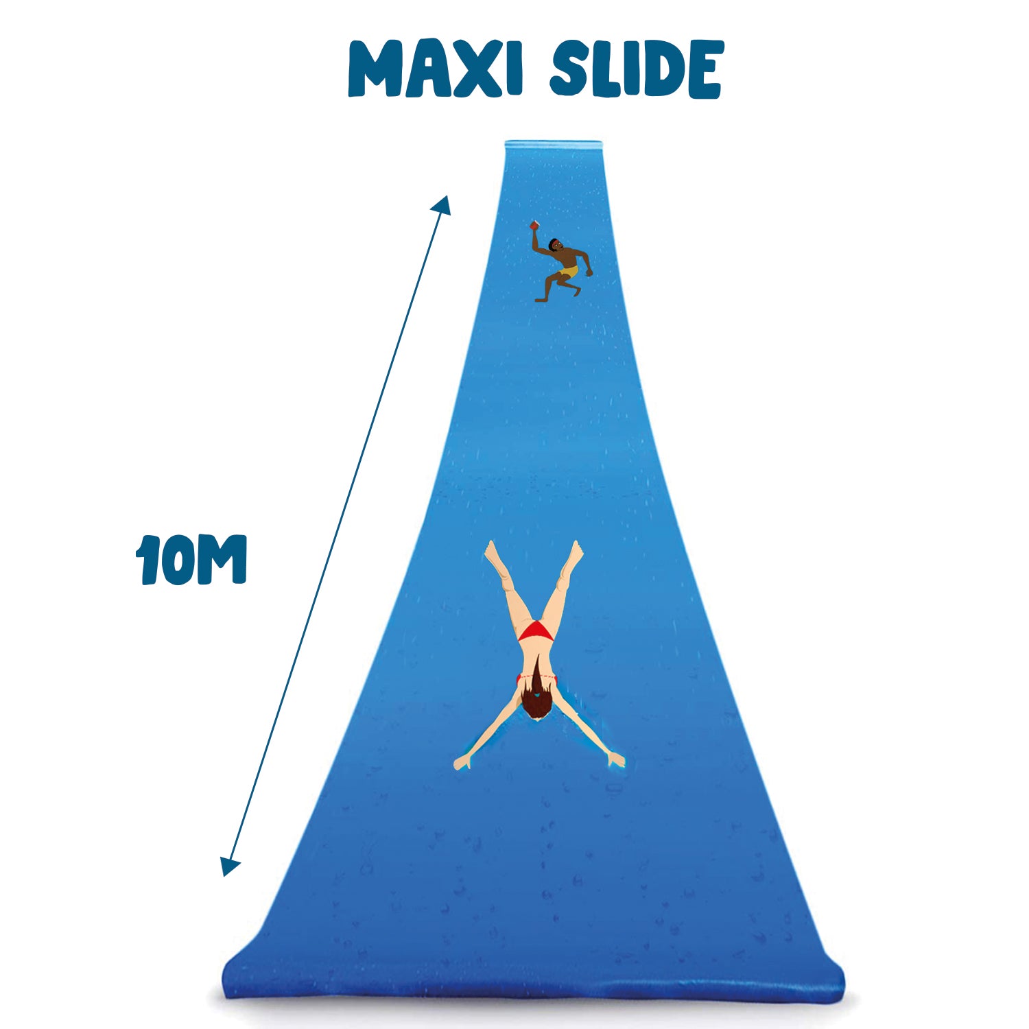 Pack Ventriglisse - 1 Tapis de Glisse 10 Mètres + 2 Bodyboards pour mieux Glisser
