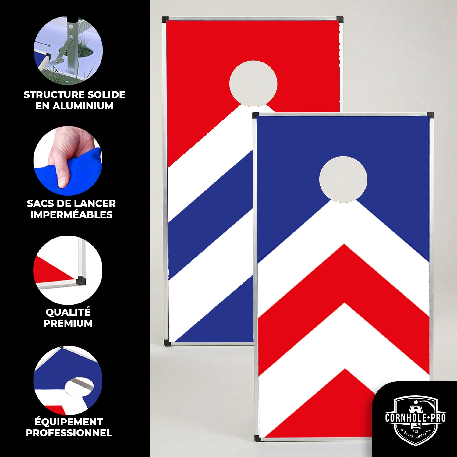 Cornhole en Aluminium – Arrow