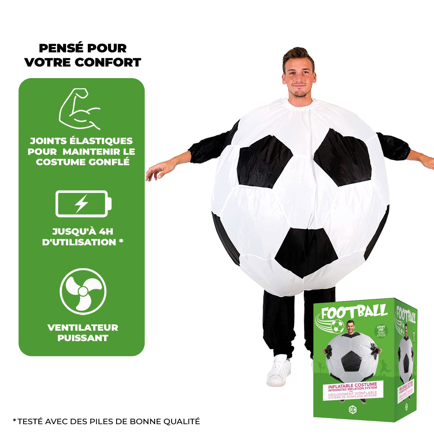 Costume Gonflable Adulte – Ballon de Foot