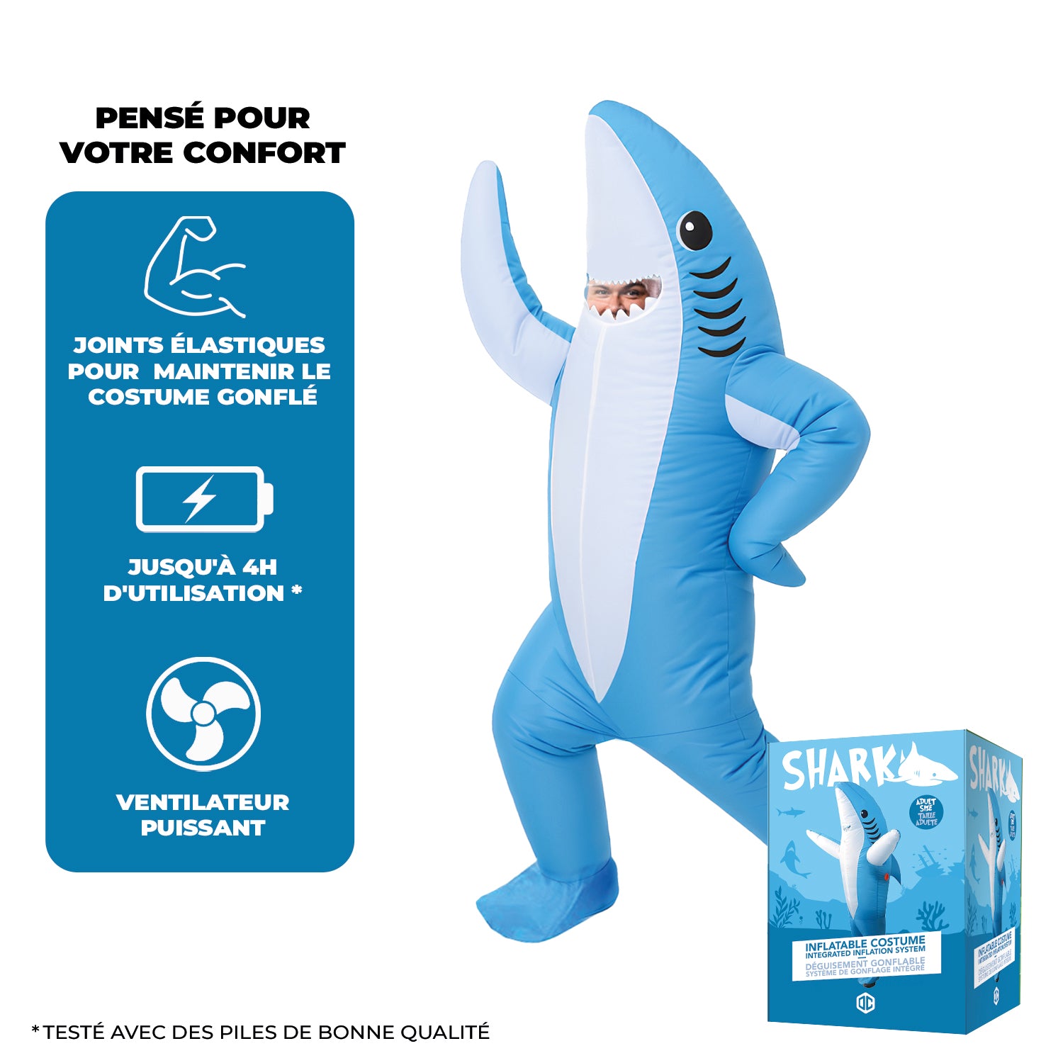 Costume Gonflable Adulte – Requin