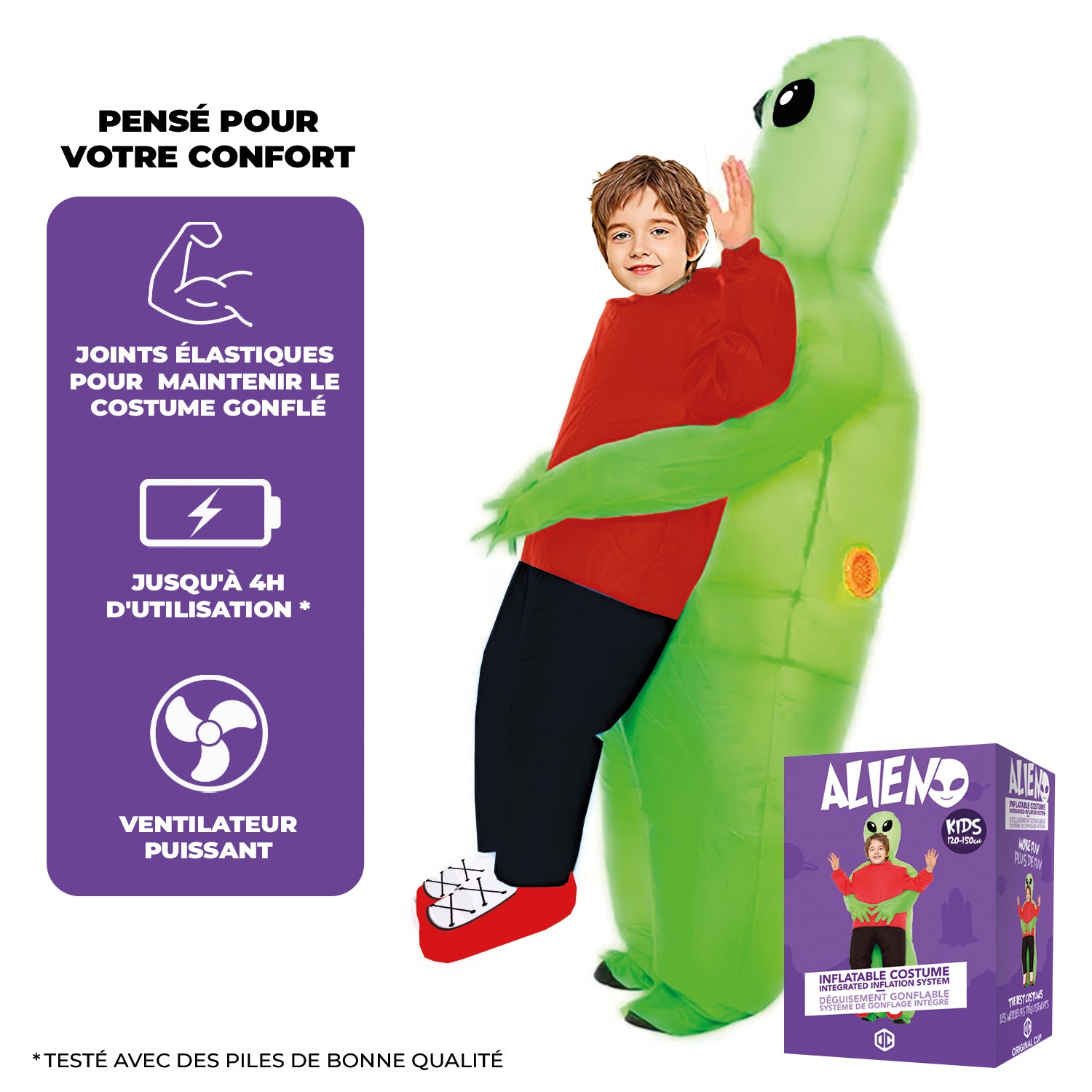 Costume Gonflable Enfant (120 - 150 cm) – Alien