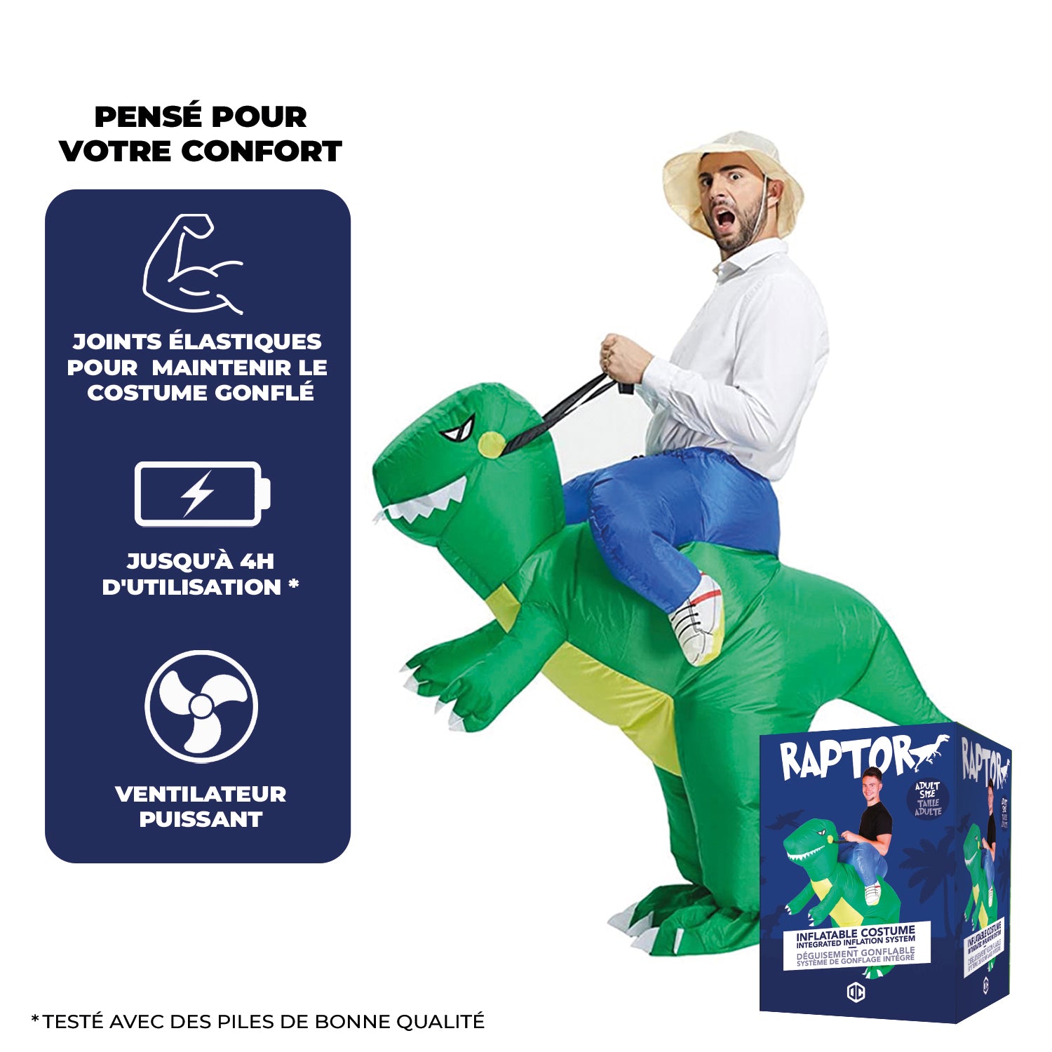 Costume Gonflable Adulte – Raptor