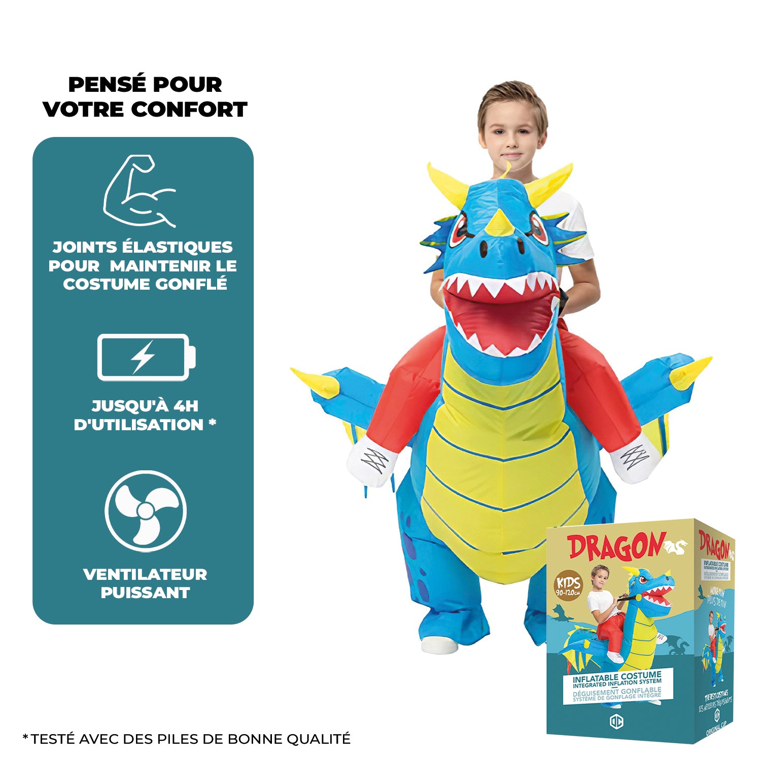 Costume Gonflable Enfant (120 - 150 cm) – Dragon