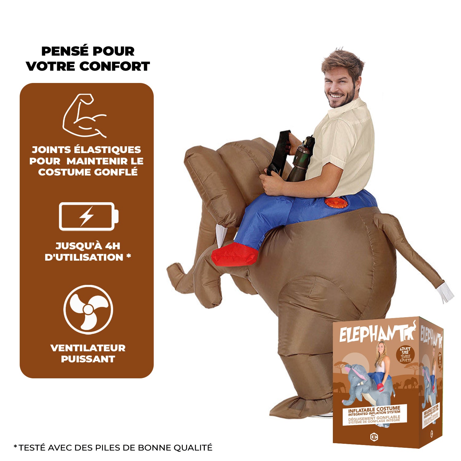 Costume Gonflable Adulte – Elephant