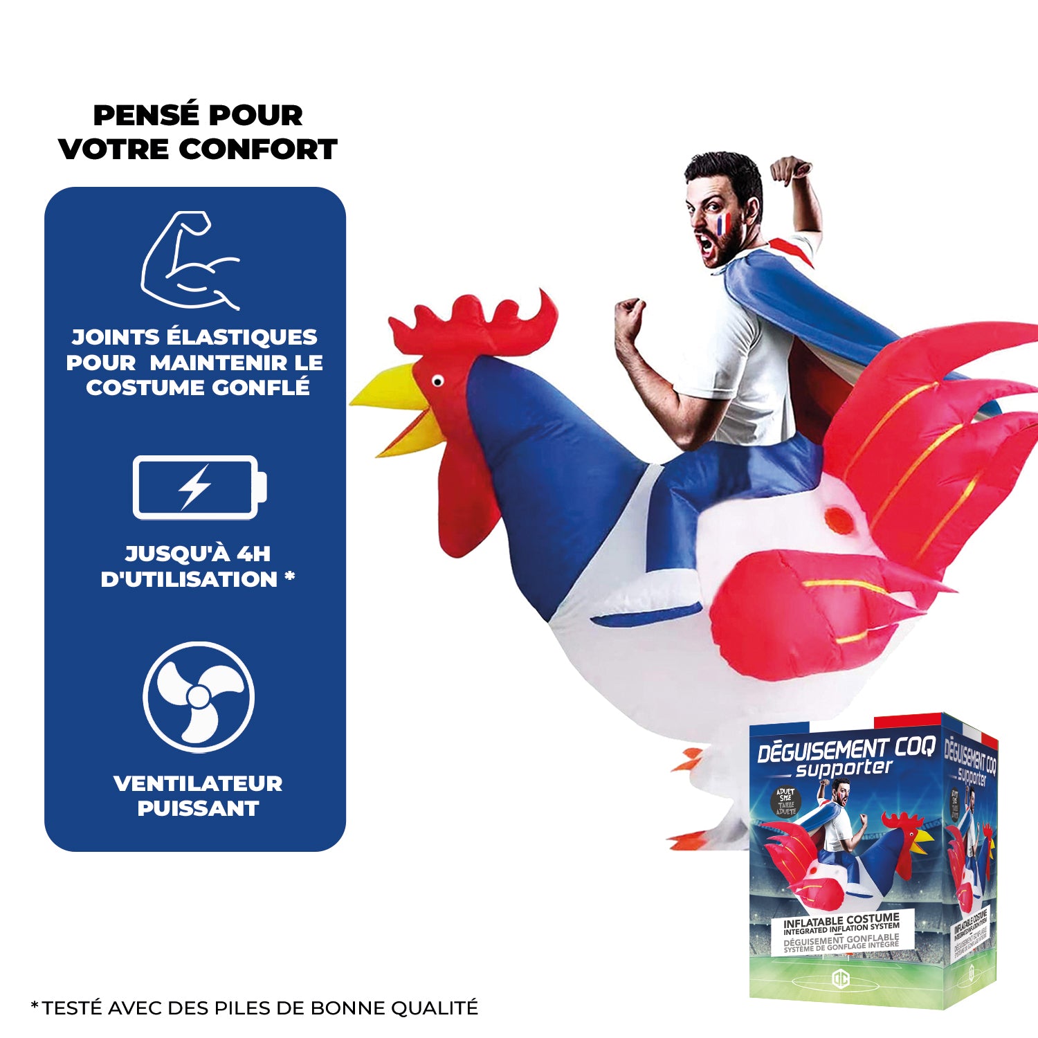 Costume Gonflable Adulte – Coq