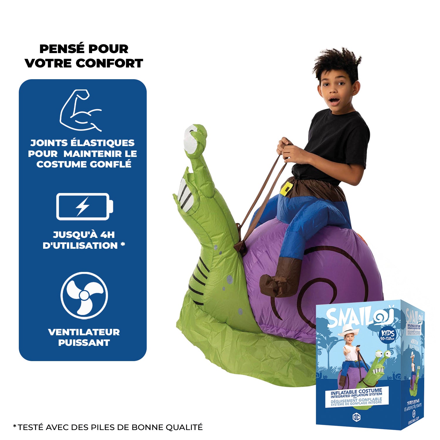 Costume Gonflable Enfant (120 - 150 cm) – Escargot