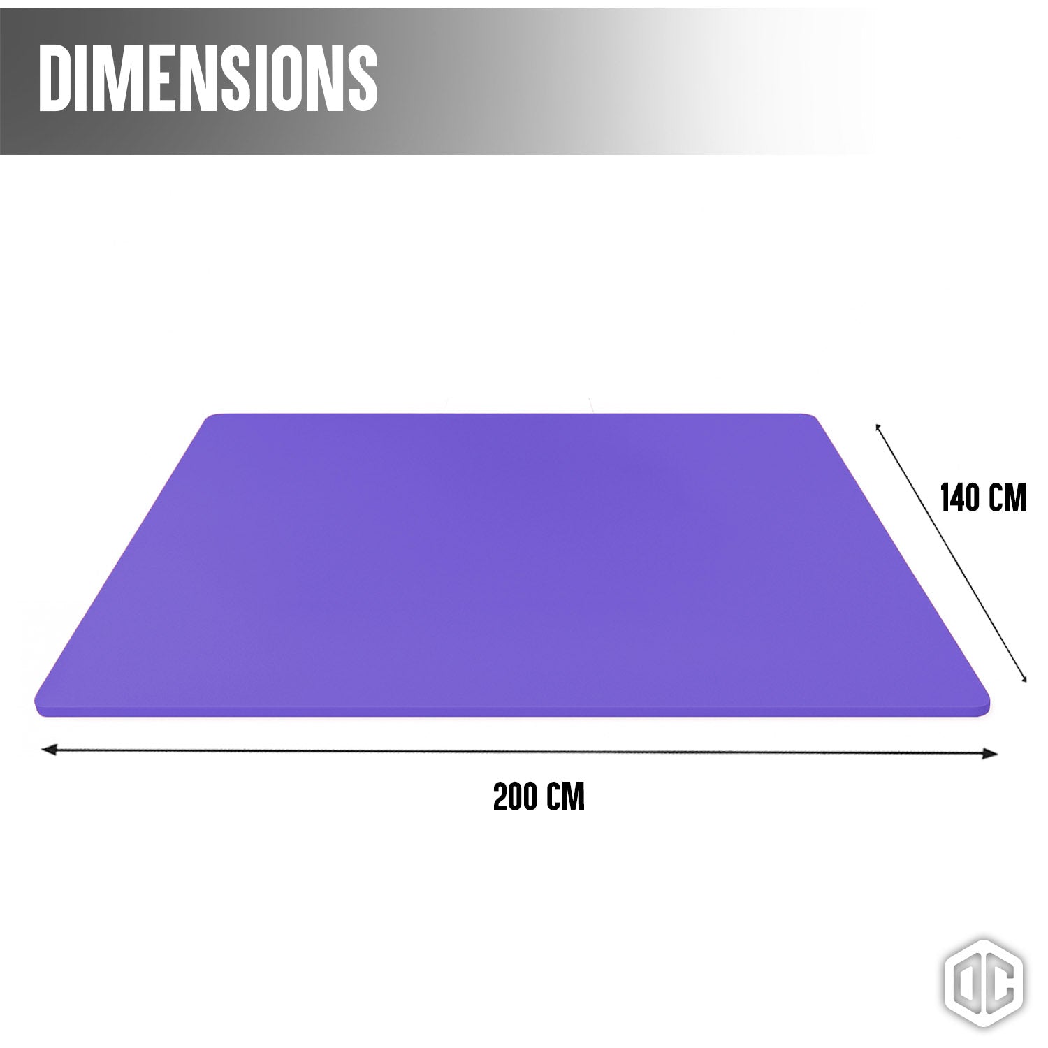 Grand Tapis de Gymnastique – Violet