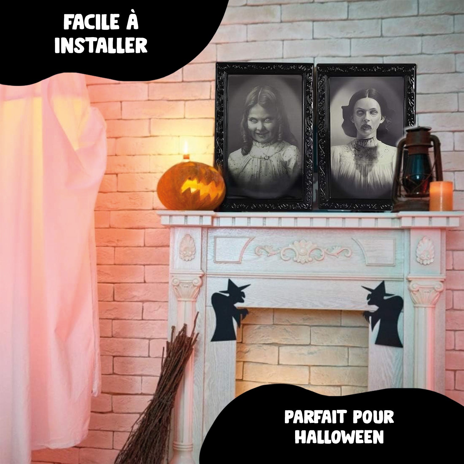 Lot de 3 Portraits Terrifiants