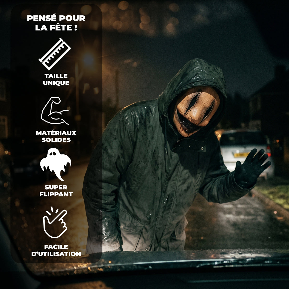 Halloween-Maske – Lächeln