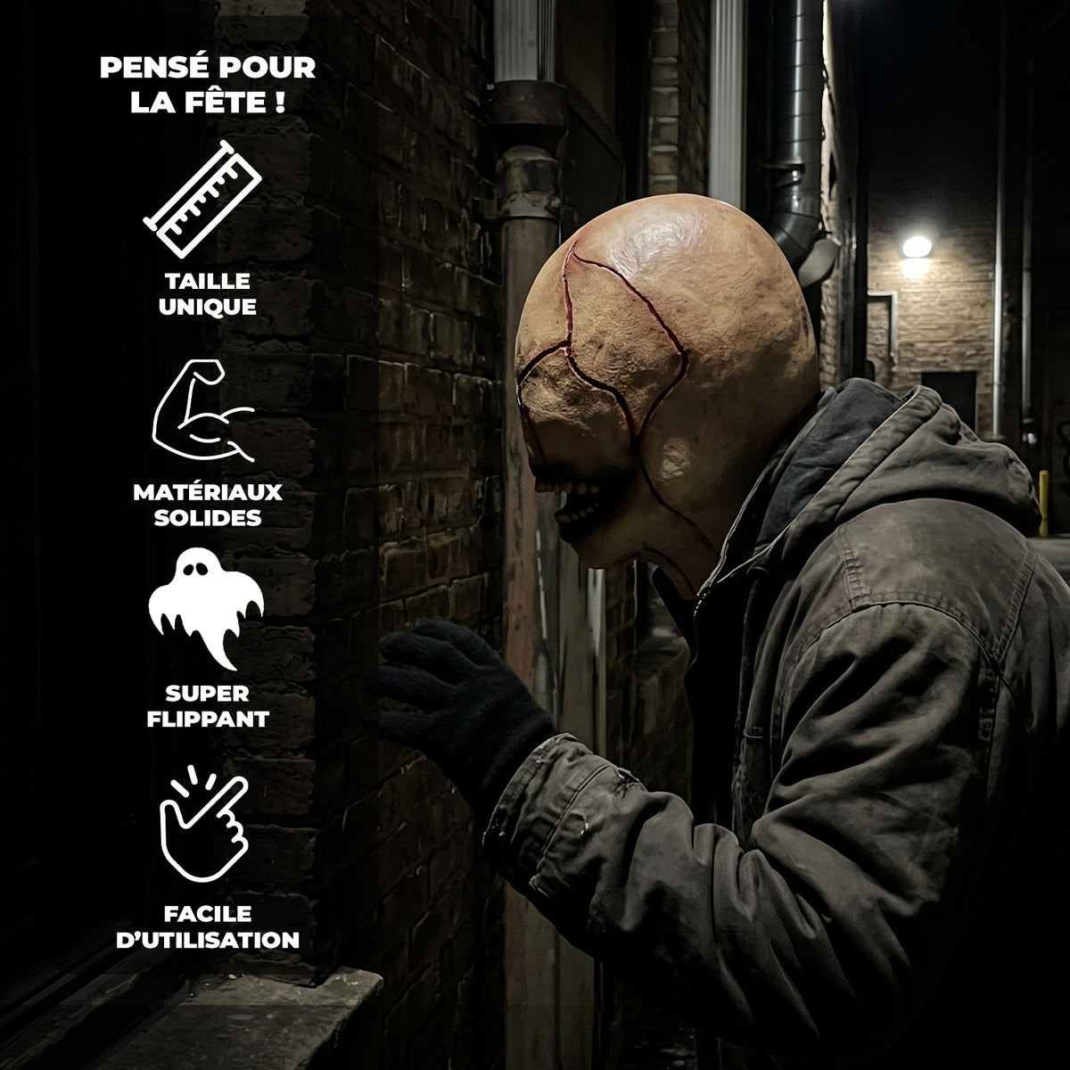 Halloween-Maske – Gesichtslose