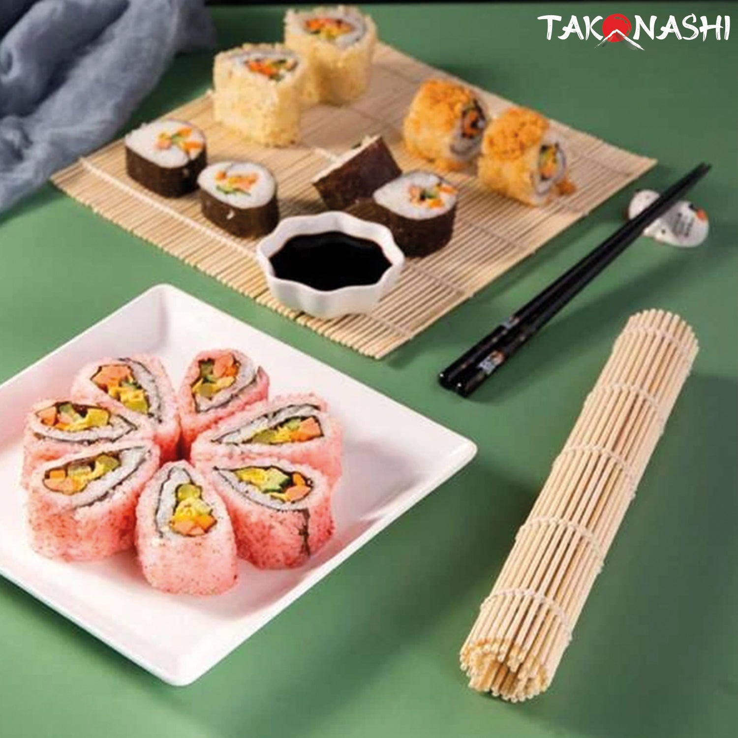 Natte en Bambou spéciale Makis
