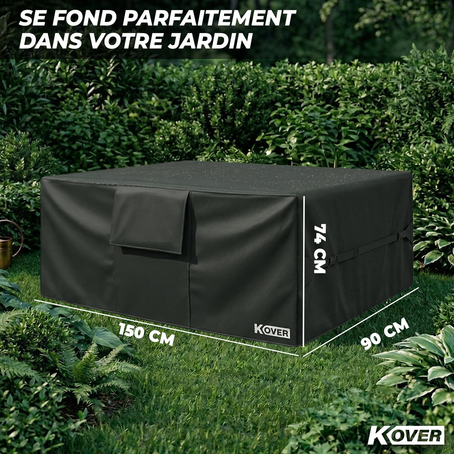 Housse Protection Table & Salon de Jardin – Vert