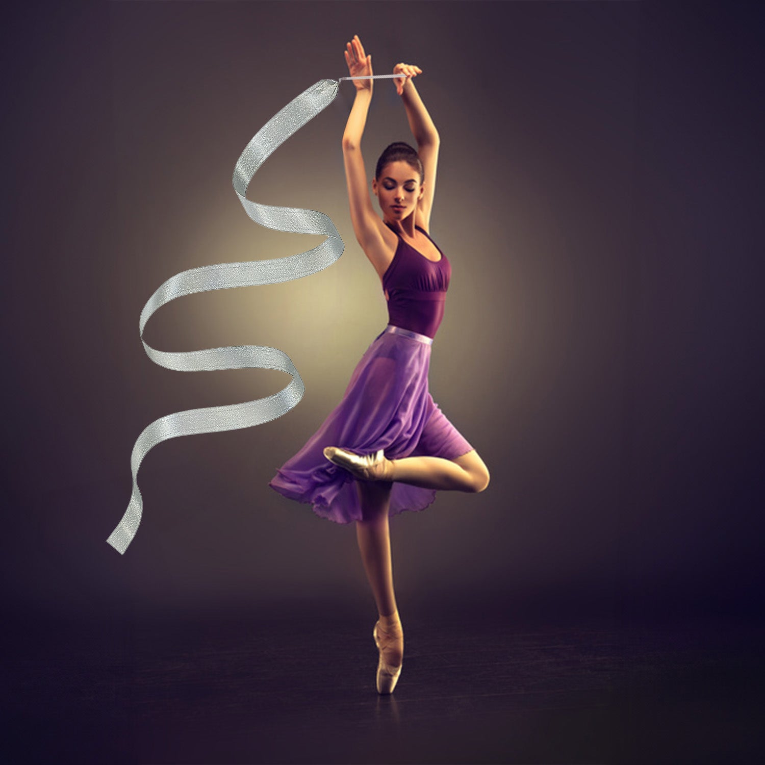 2 Rubans de Gymnastique & Danse – Argentés