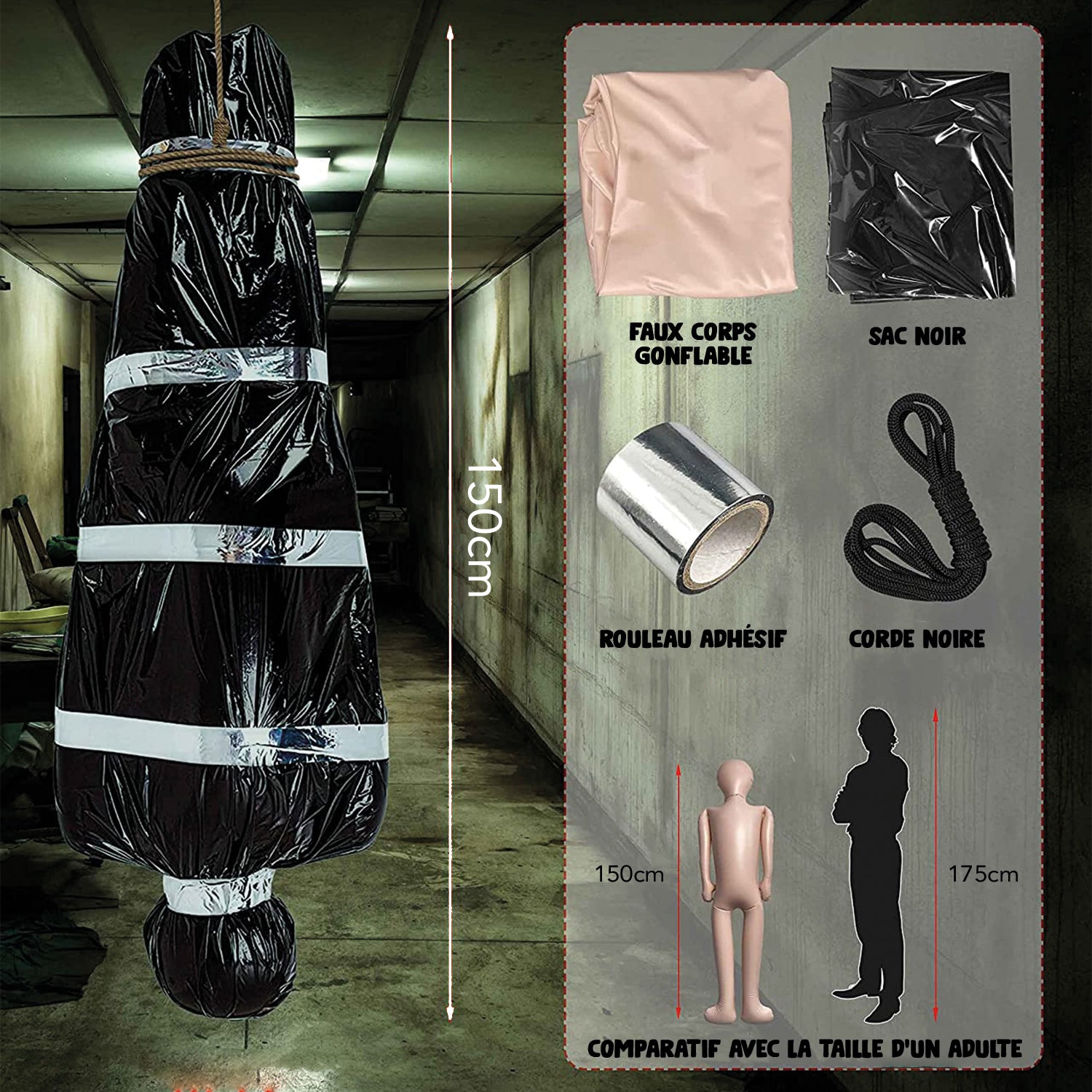 Faux Cadavre Gonflable