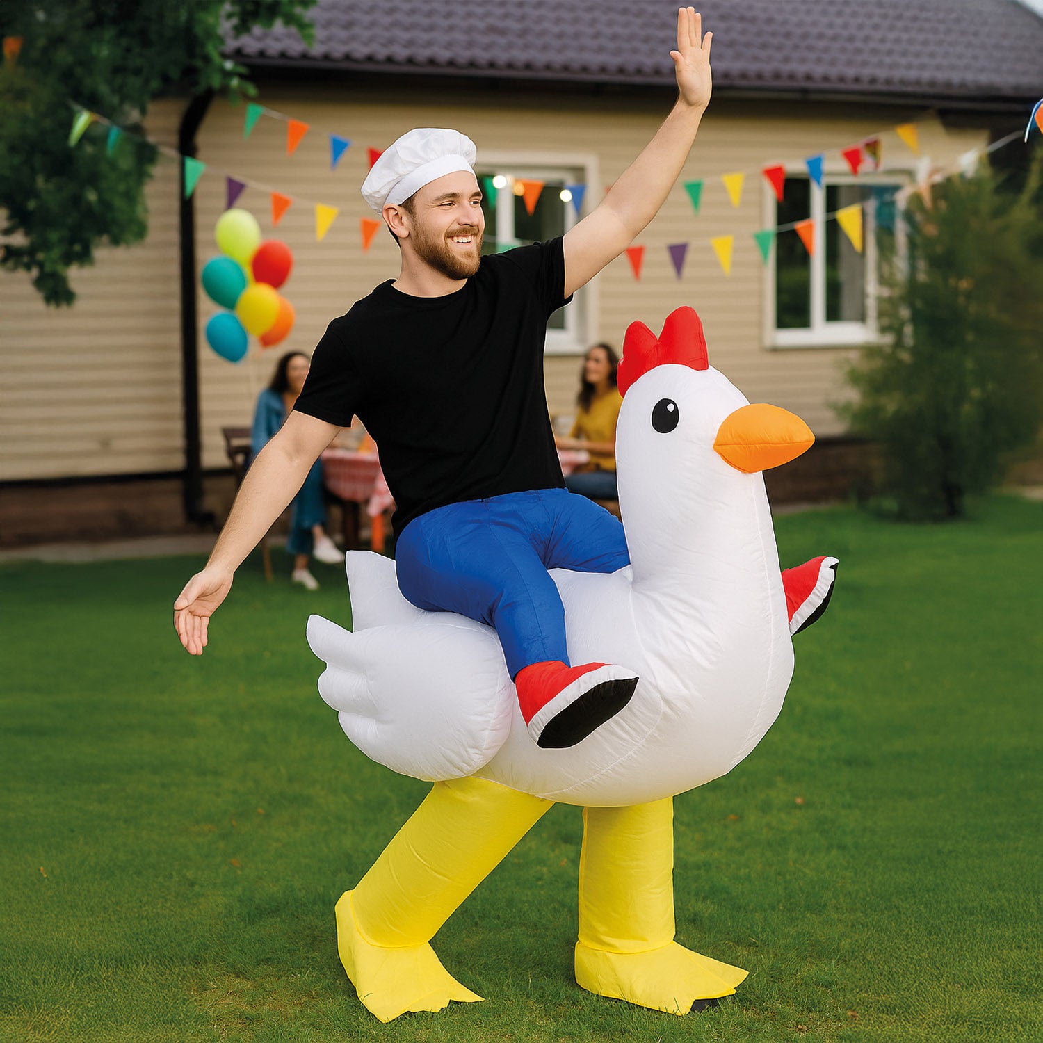 Costume Gonflable Adulte – Poulet