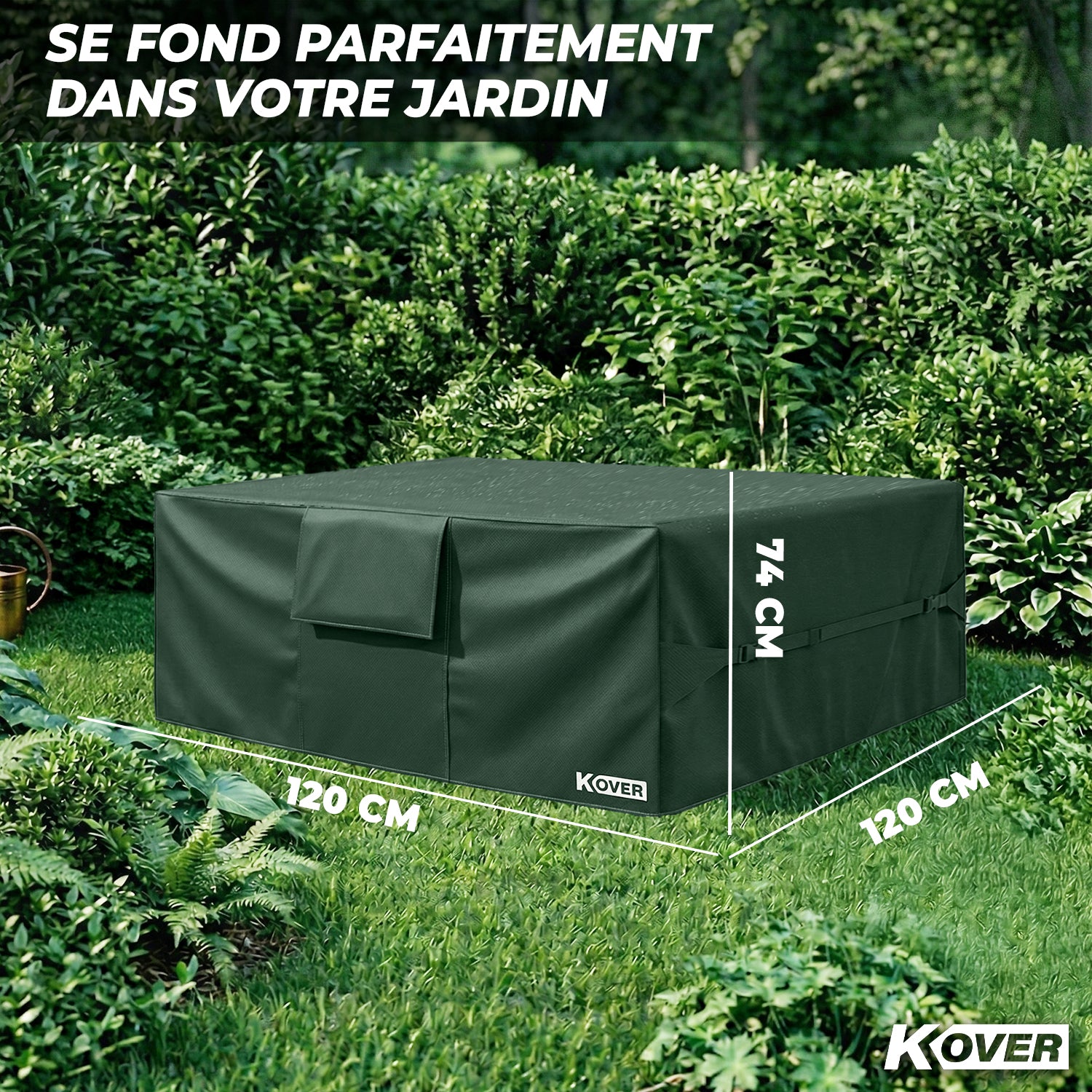 Housse Protection Table & Salon de Jardin – Vert