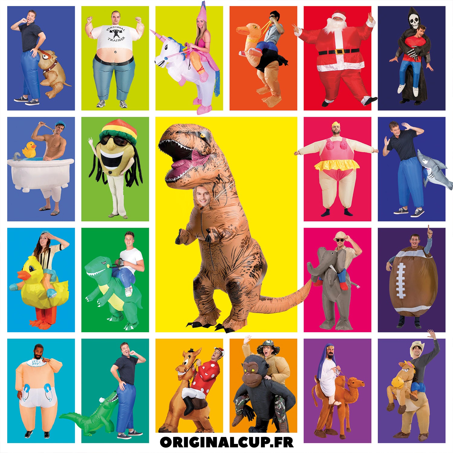 Costume Gonflable Adulte – T-Rex Small